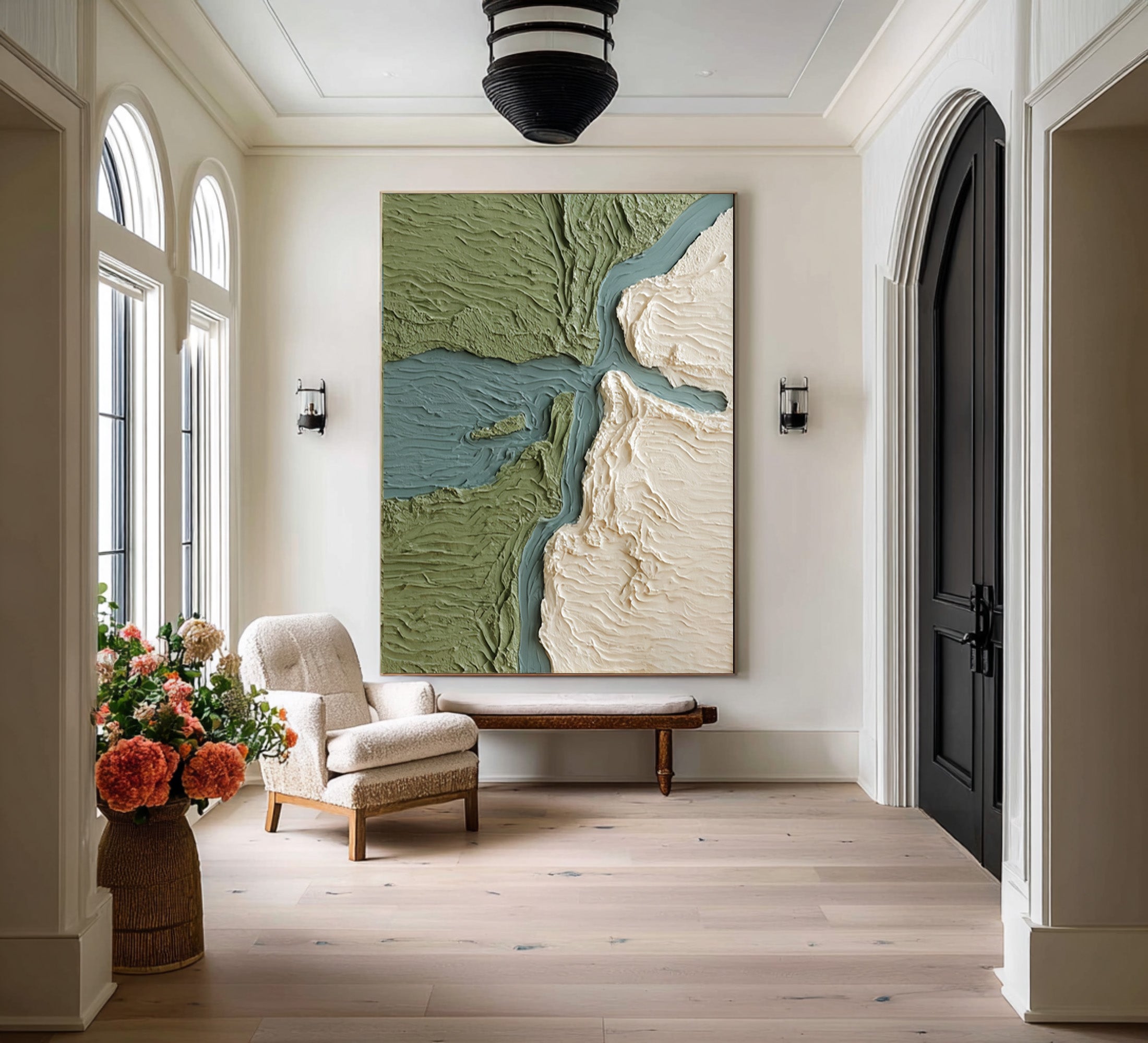 Depth Large Green Texture #CZ 025