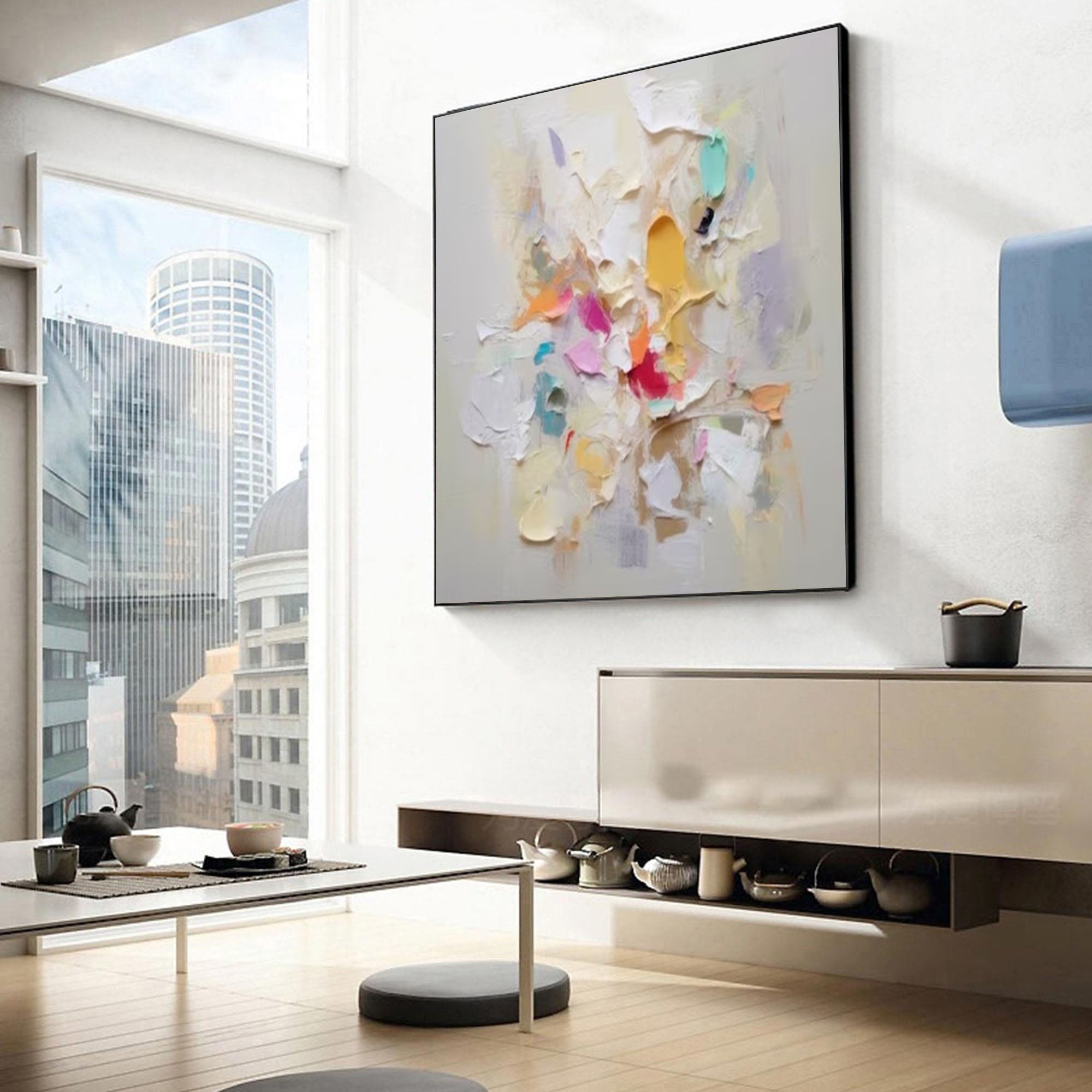 Abstract Rhapsody Colorful Wall Art for Creative Interiors #AP 037