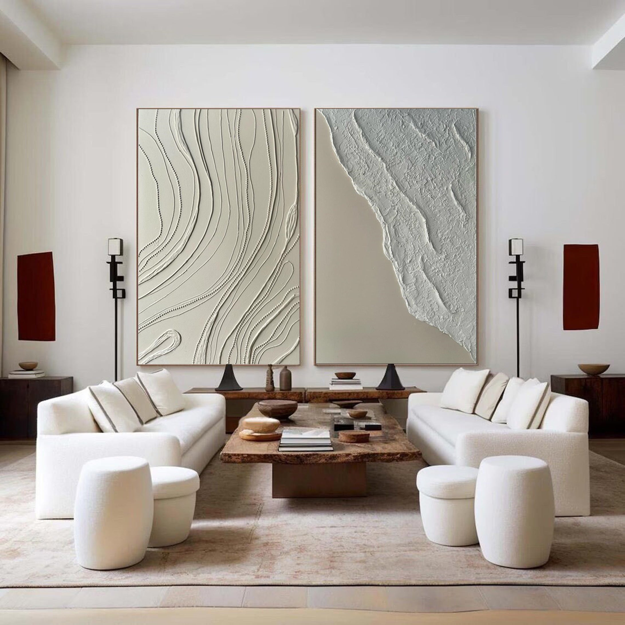 Modern Minimalist Art Set Of 2 #MMAS 050