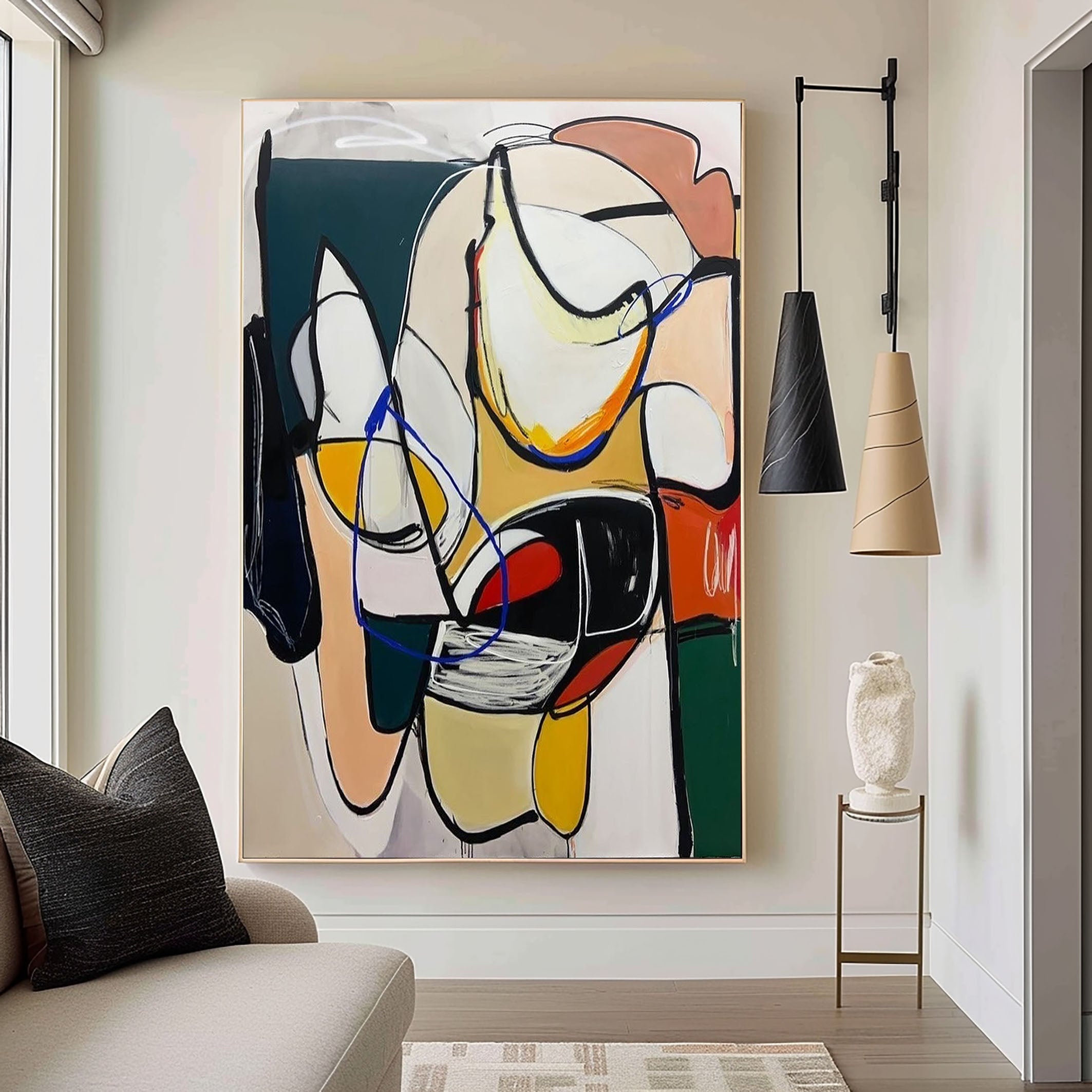Mid Century Painting #MCP 009