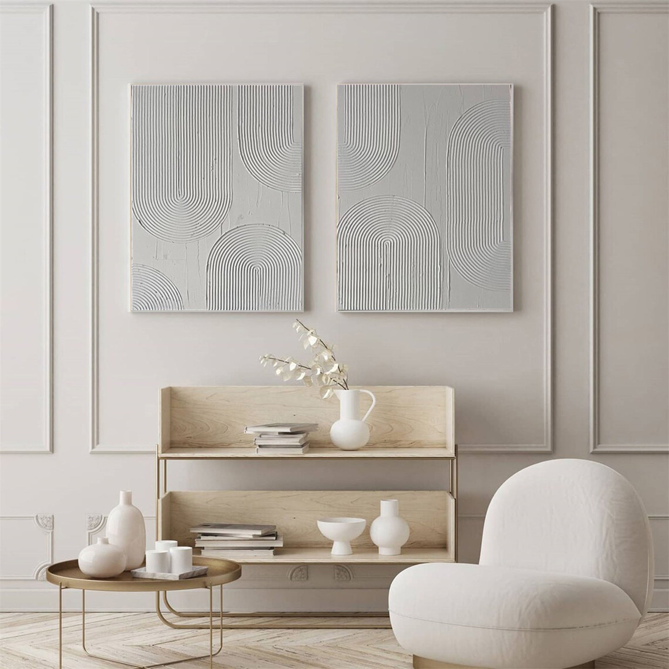Modern Minimalist Art Set Of 2 #MMAS 051