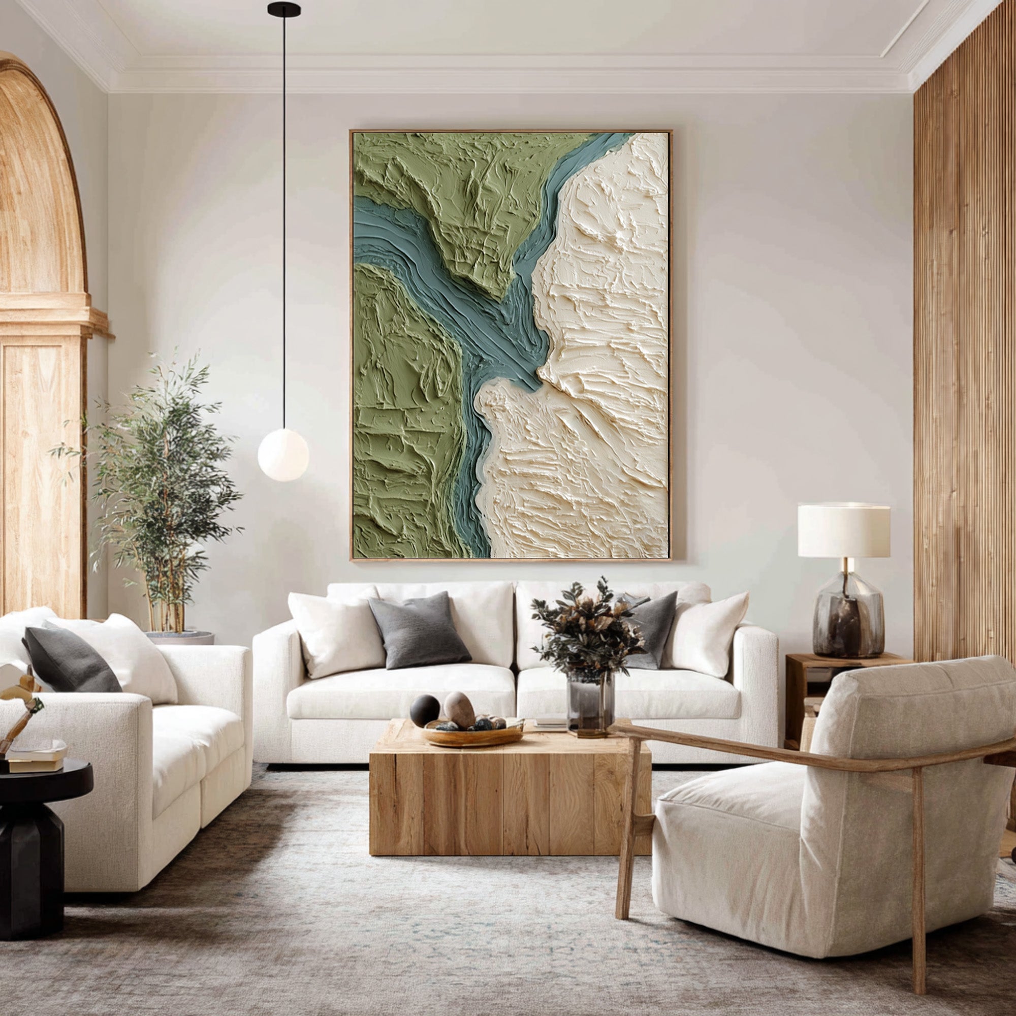 Vertical Large Statement Art | KeiraArt #CZ 024