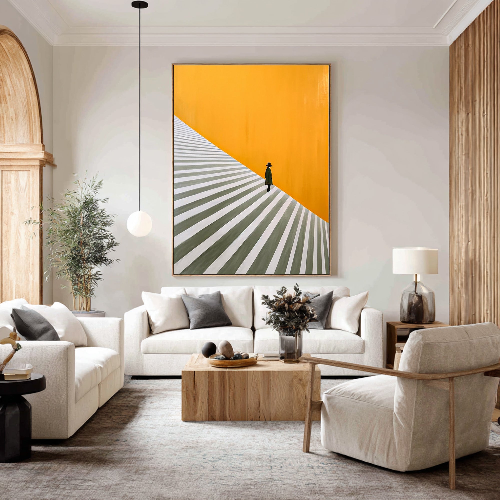 Bold Contrast Large Wall Art | KeiraArt #CZ 013