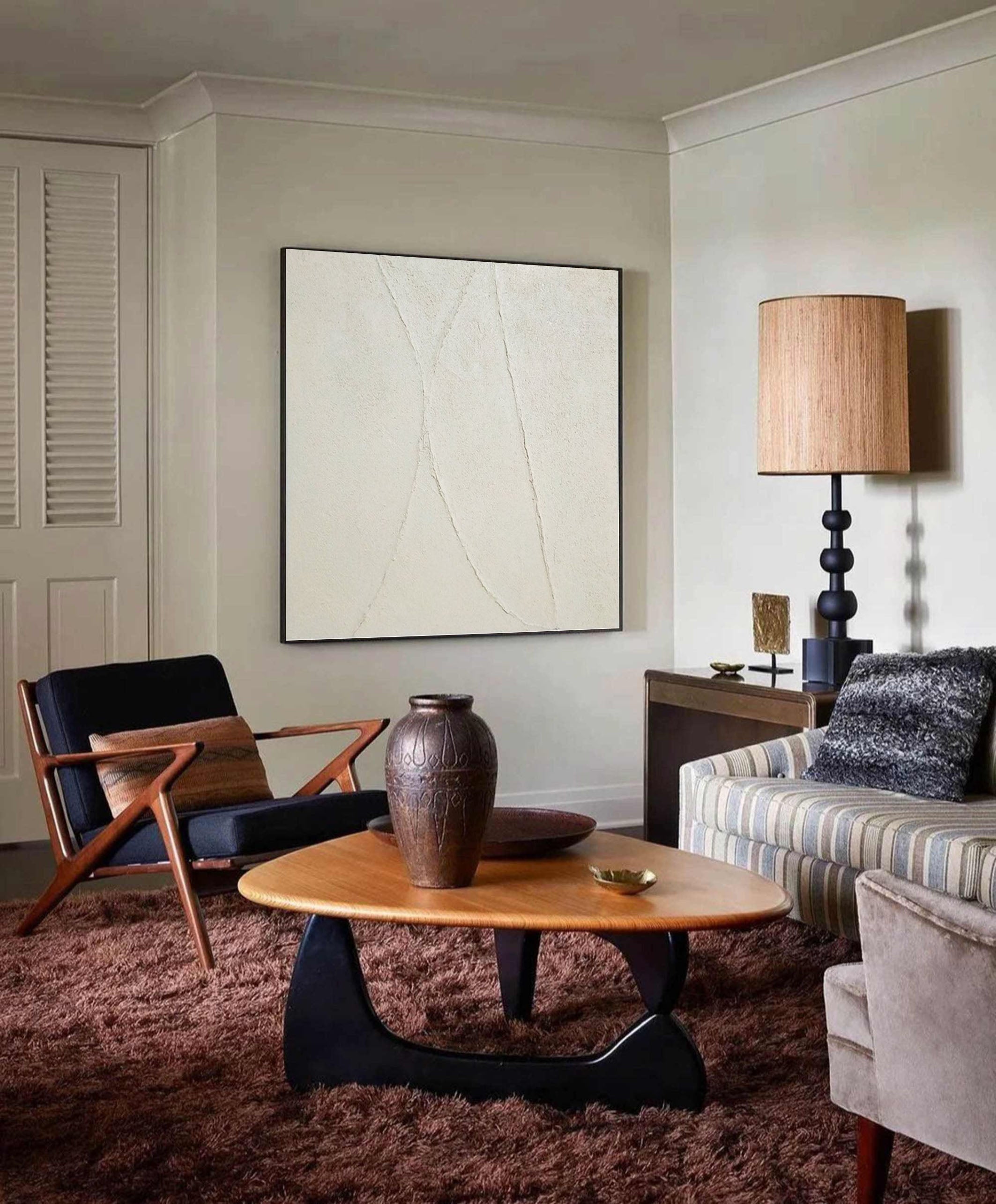 Abstract Wall Art Painting in Neutral Tones #AP 071