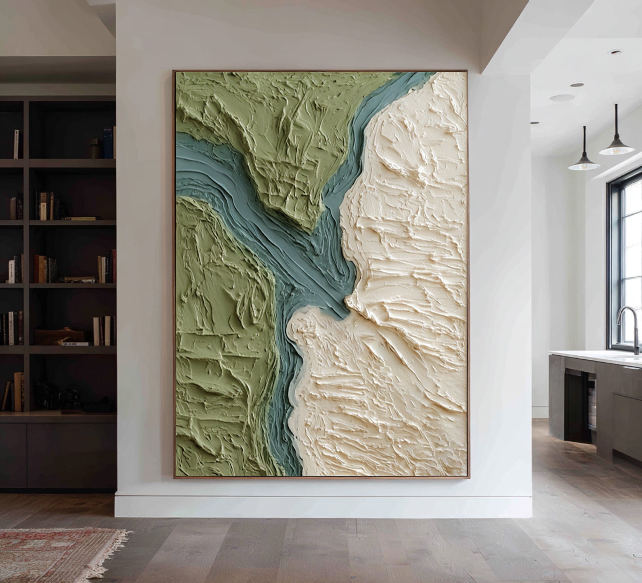 Vertical Large Statement Art | KeiraArt #CZ 024