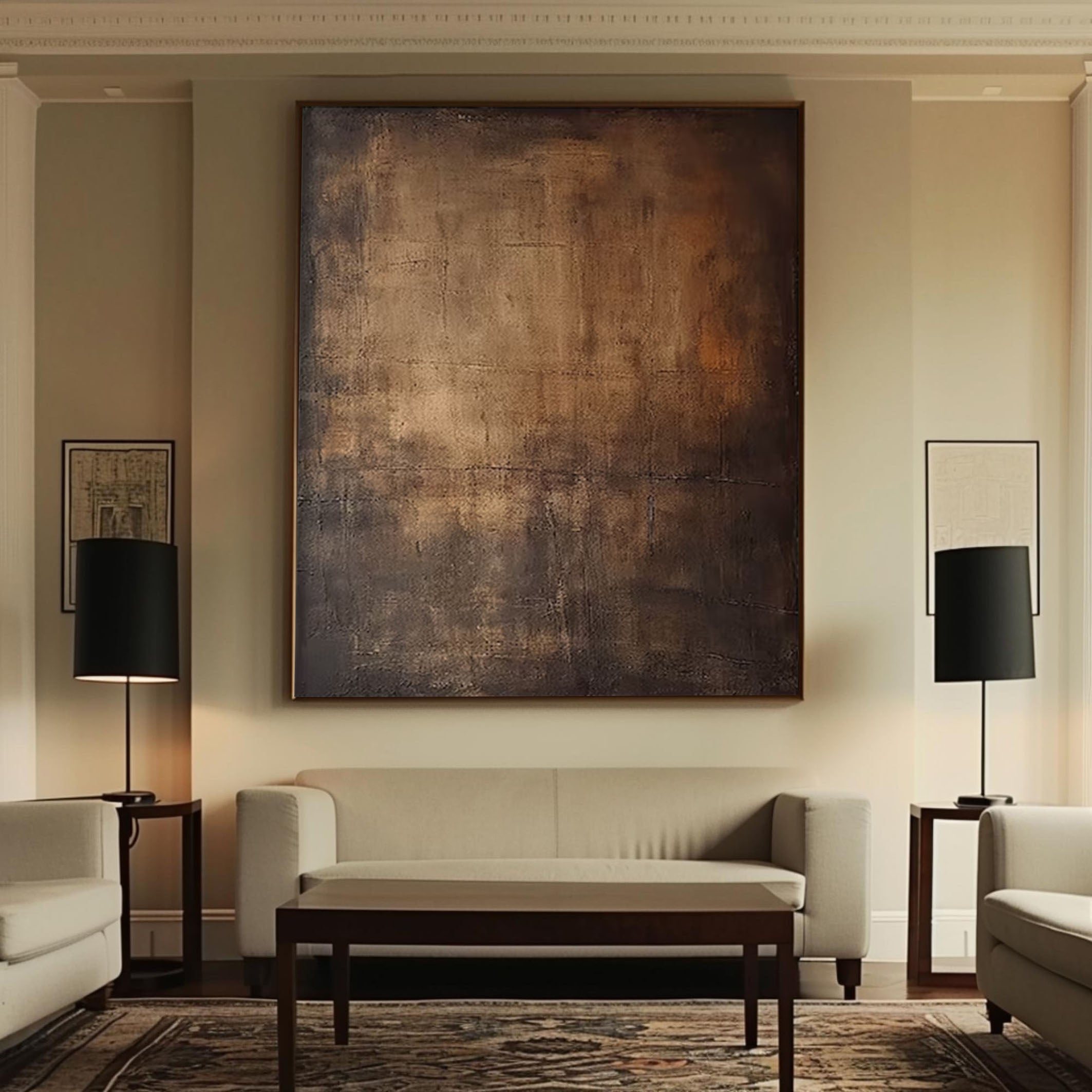 Rustic Metal Wall Art Industrial Abstract Wall Decor #AP 065