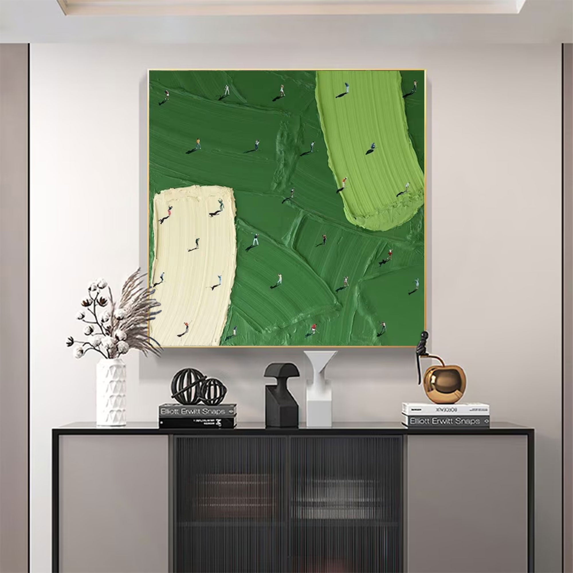 Large Abstract Field Painting | KeiraArt #AG 162