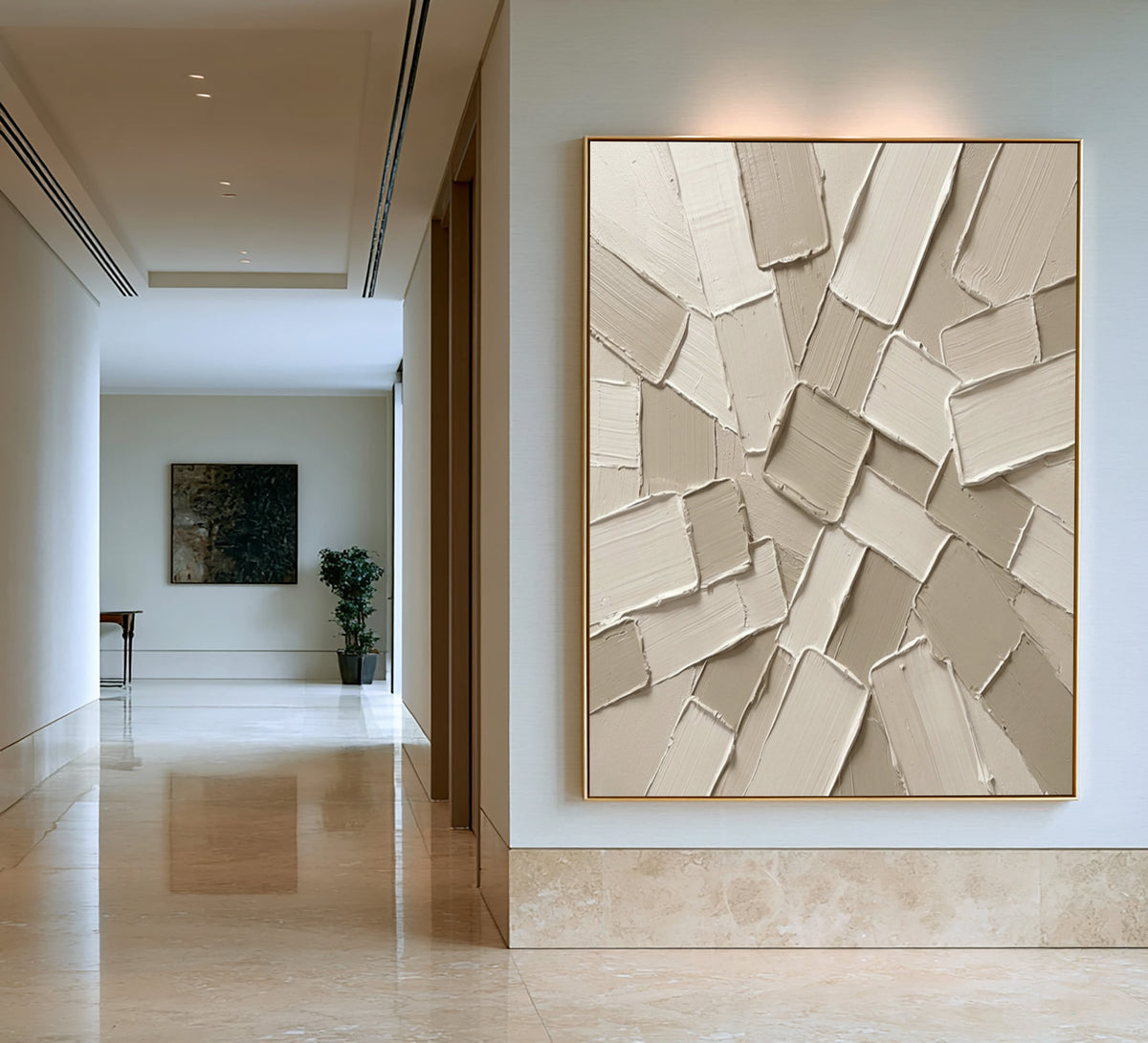 The Quiet Energy Of Form Large Textured Abstract Wall Art Neutral Sculptural Contemporary Relief Painting