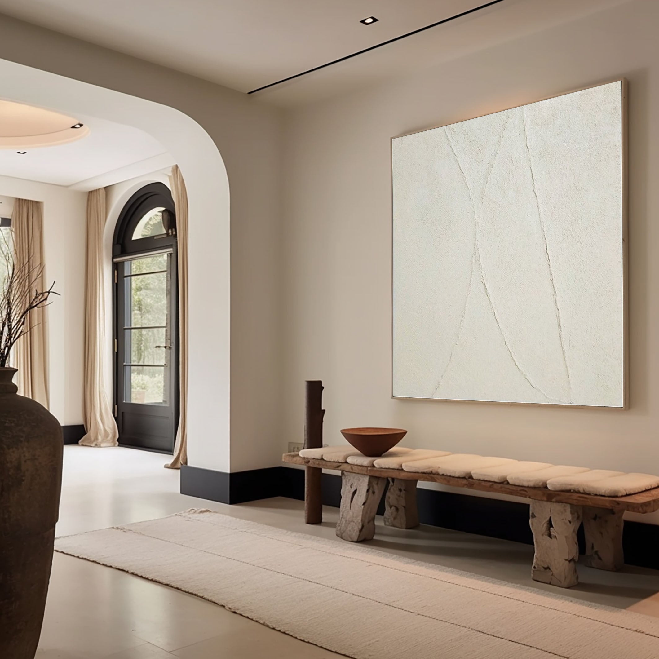Abstract Wall Art Painting in Neutral Tones #AP 071