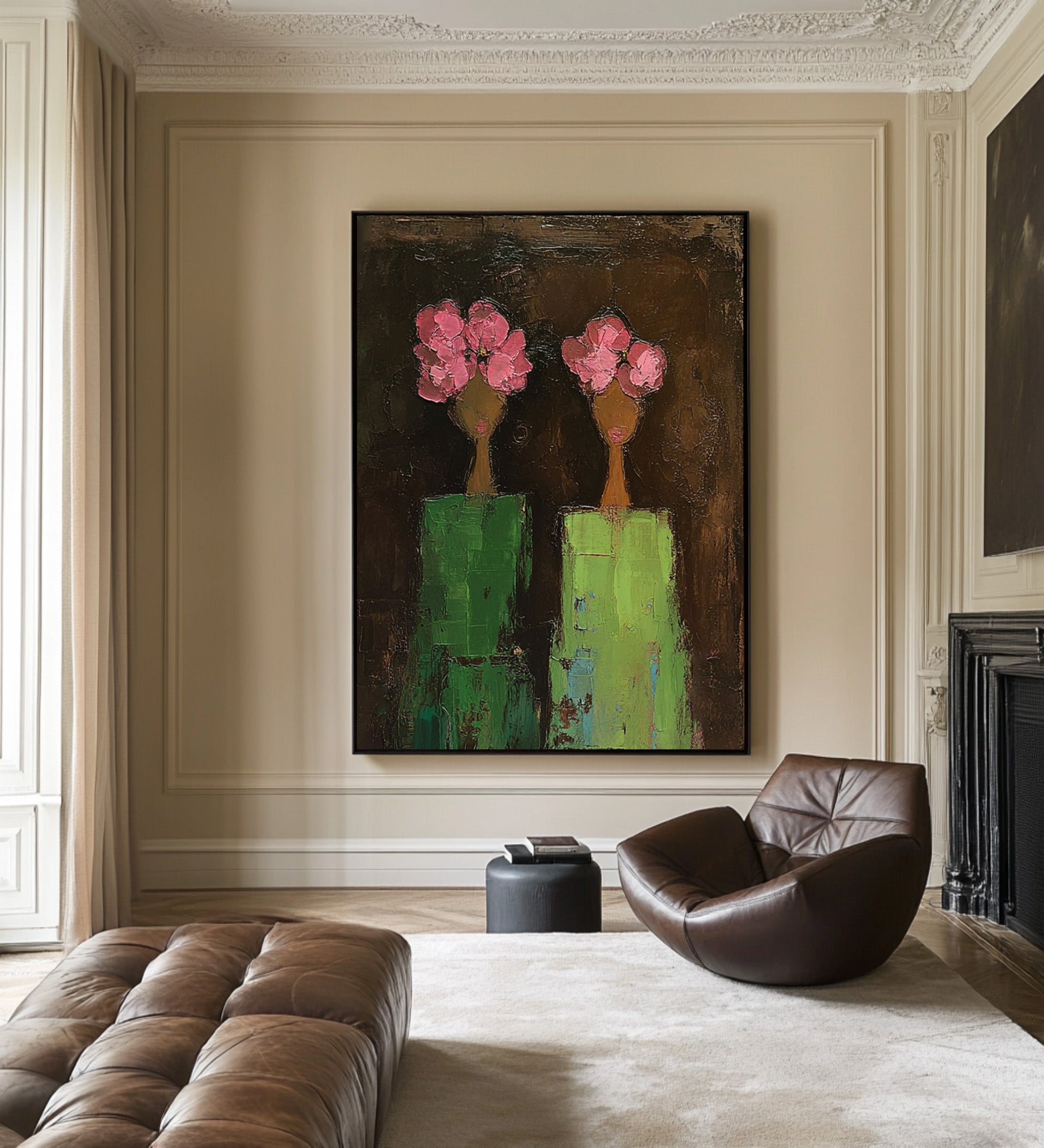 Abstract Figurative Oil Painting #CZ 042