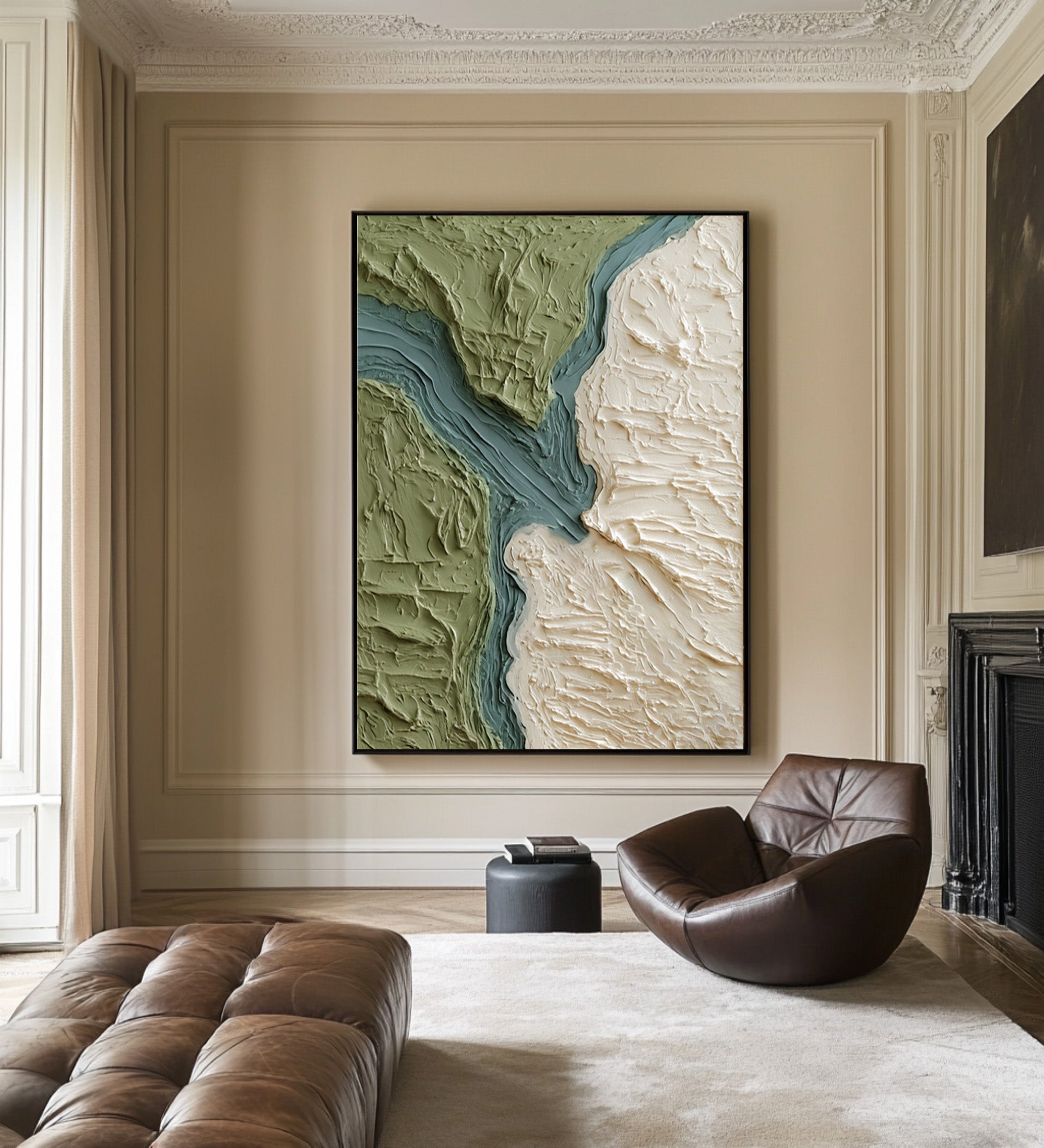 Vertical Large Statement Art | KeiraArt #CZ 024