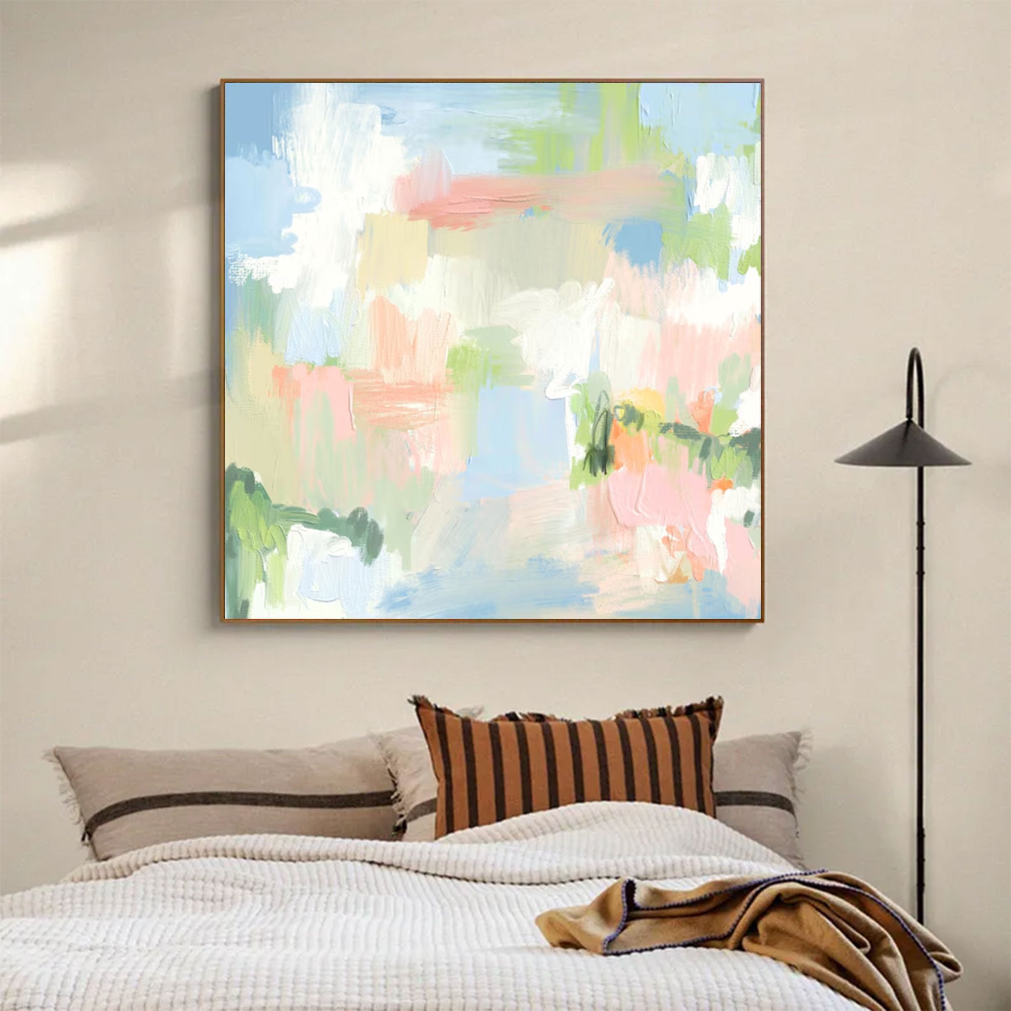 Large Abstract Pastel Painting | KeiraArt #AG 164