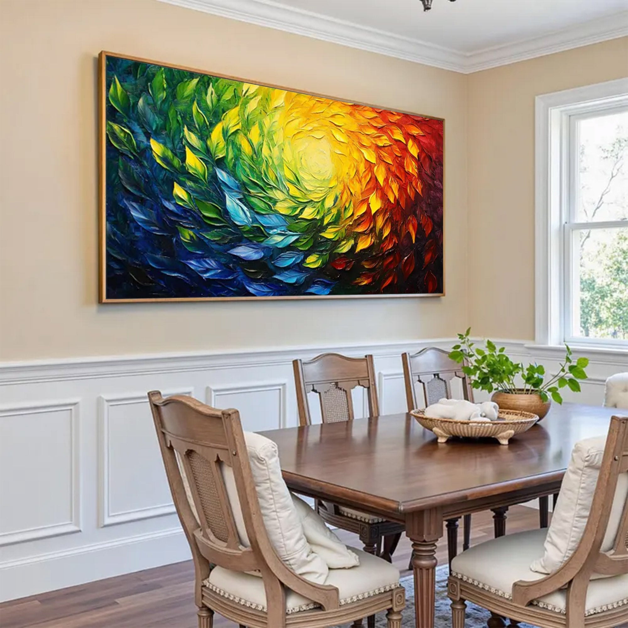 Large Abstract Swirl Painting | KeirarArt #AG 156