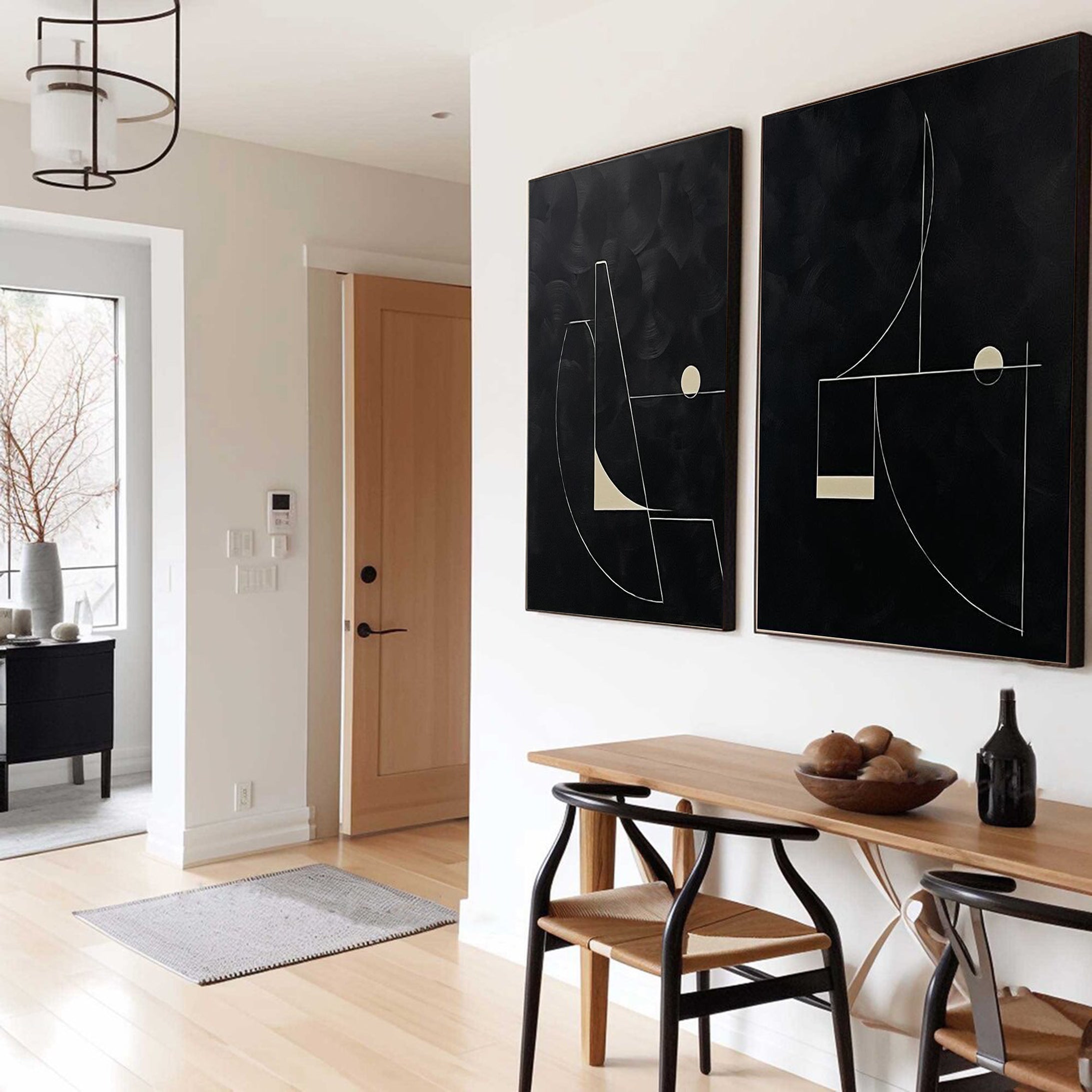Modern Minimalist Art Set Of 2 #MMAS 033