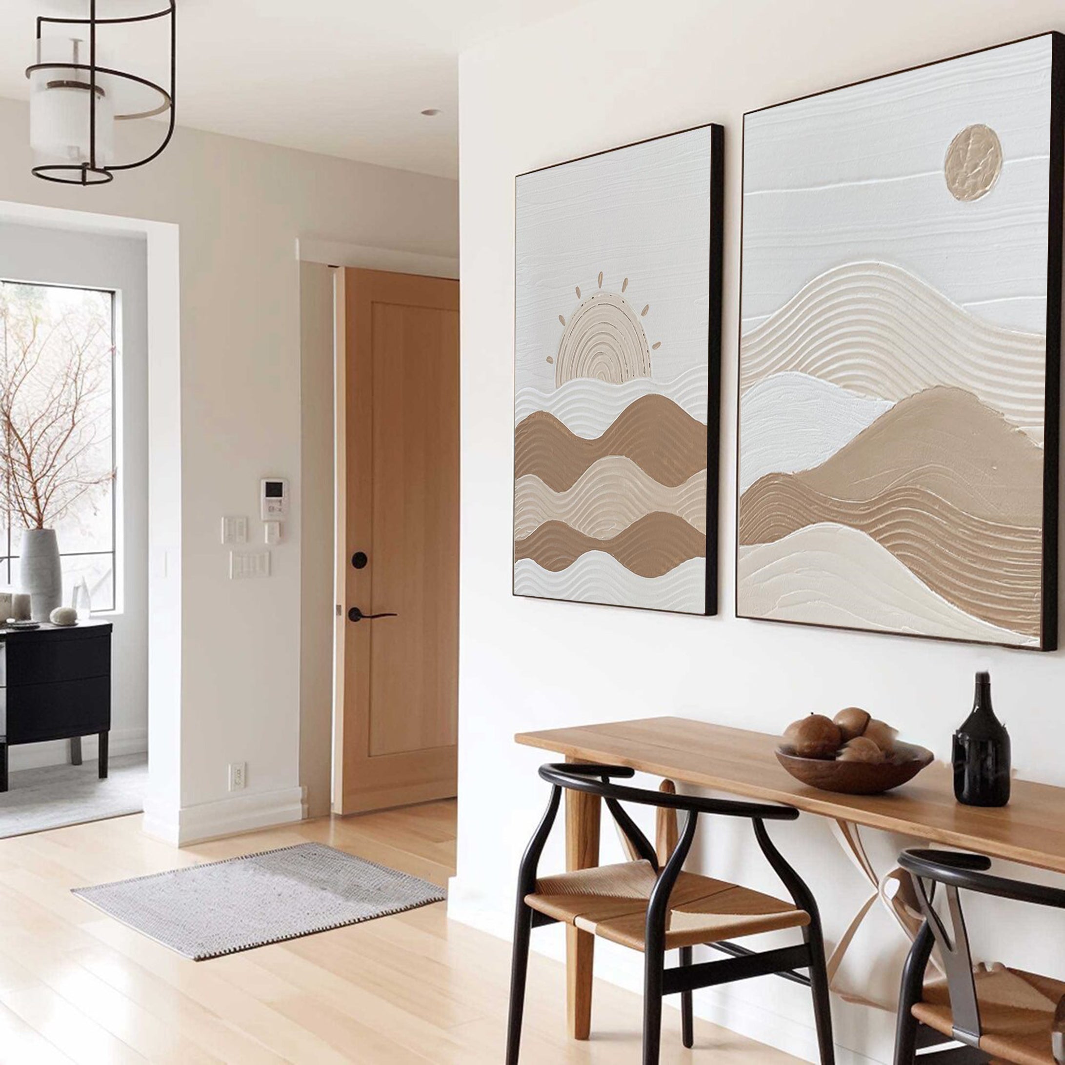 Modern Minimalist Art Set Of 2 #MMAS 043