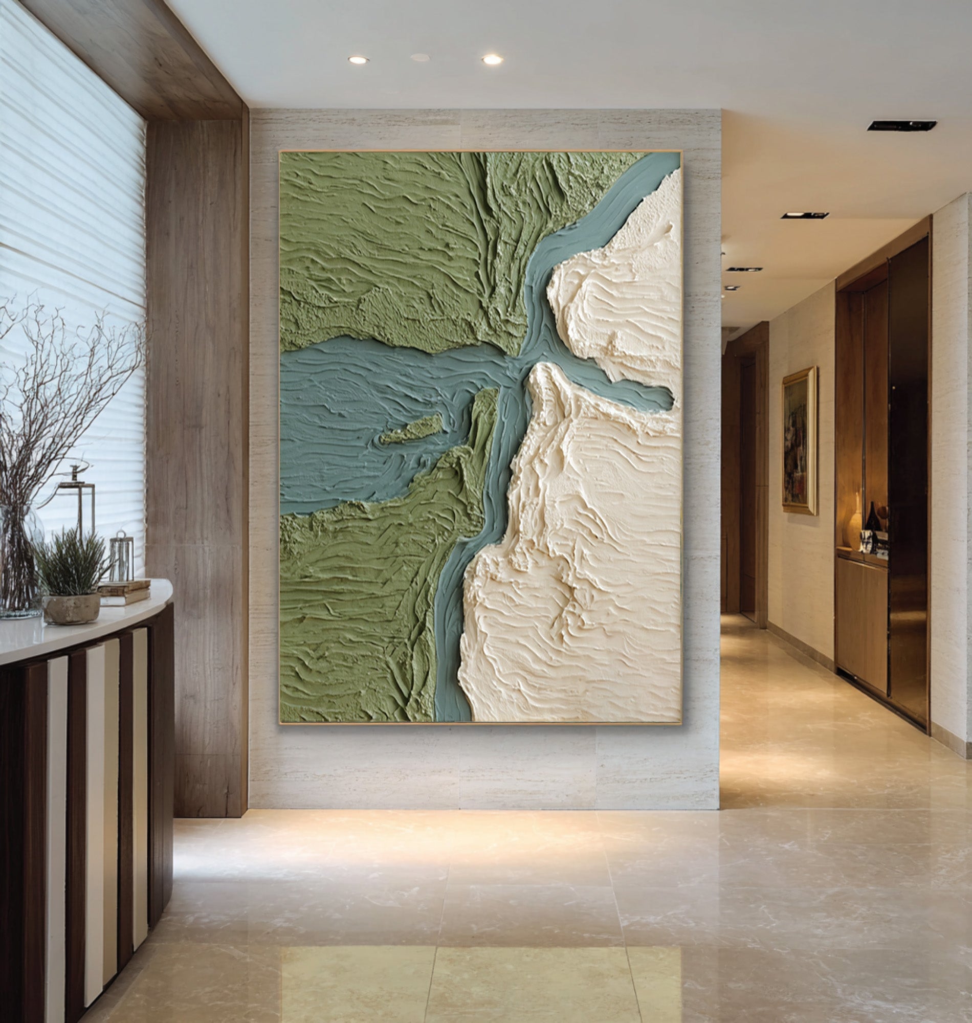 Depth Large Green Texture #CZ 025