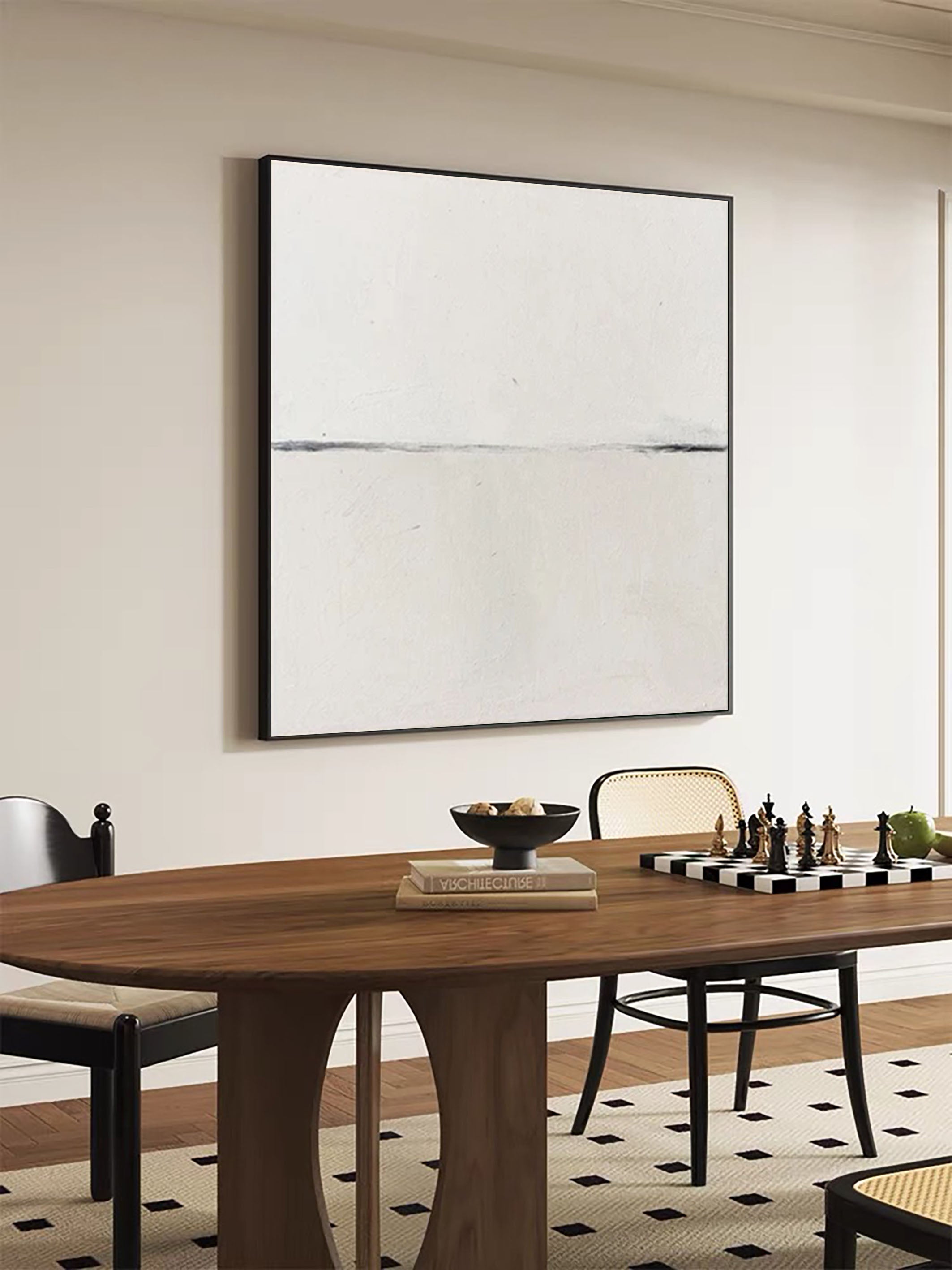 Abstract Wall Art Painting in Neutral Tones #AP 072