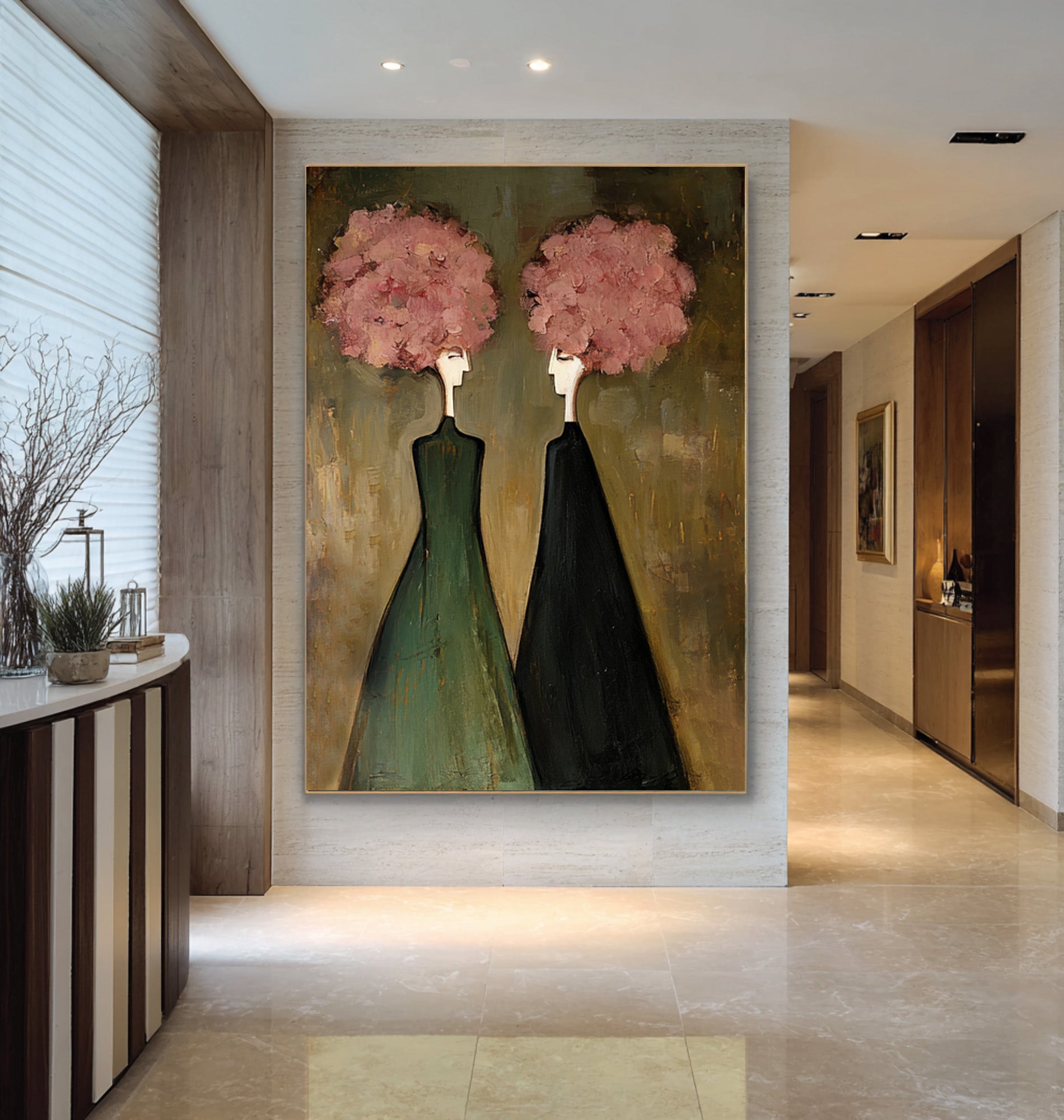 Large Figurative Wall Art for Living Room #CZ 053