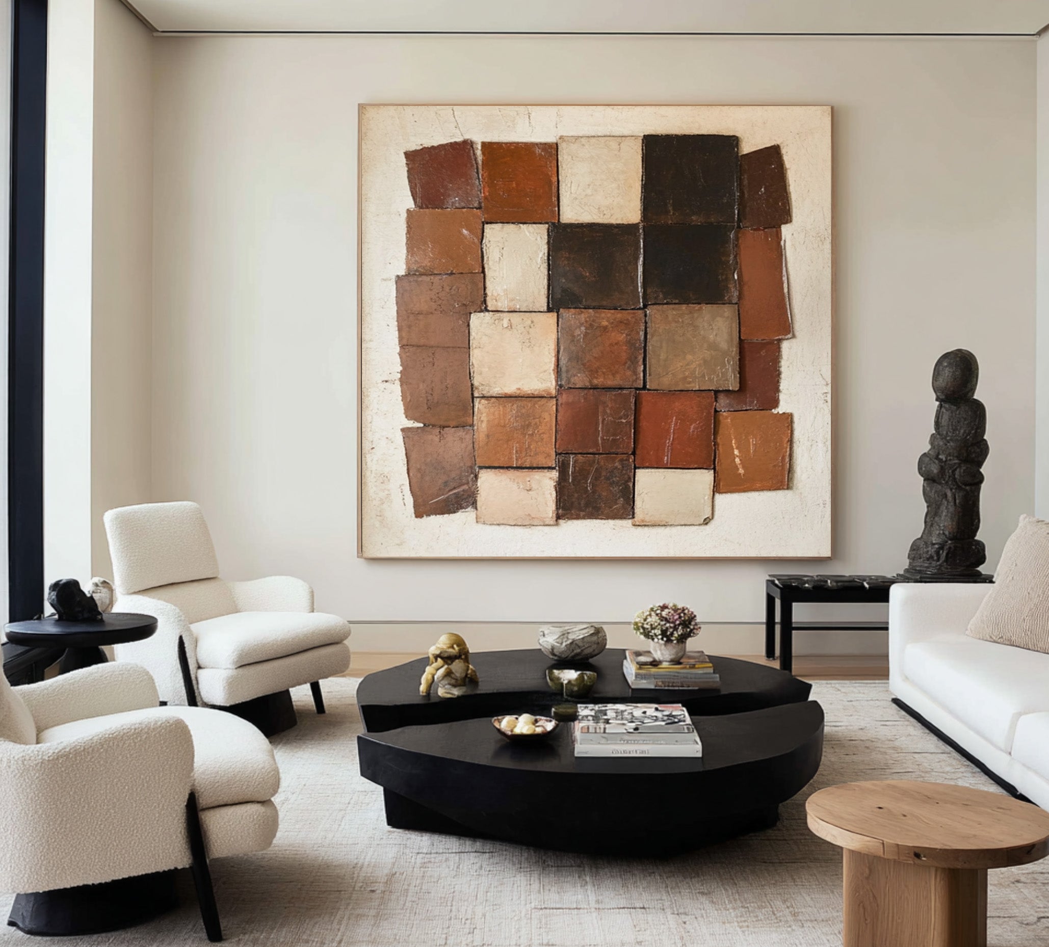 Large Rustic Geometric Art | KeiraArt #CZ 006