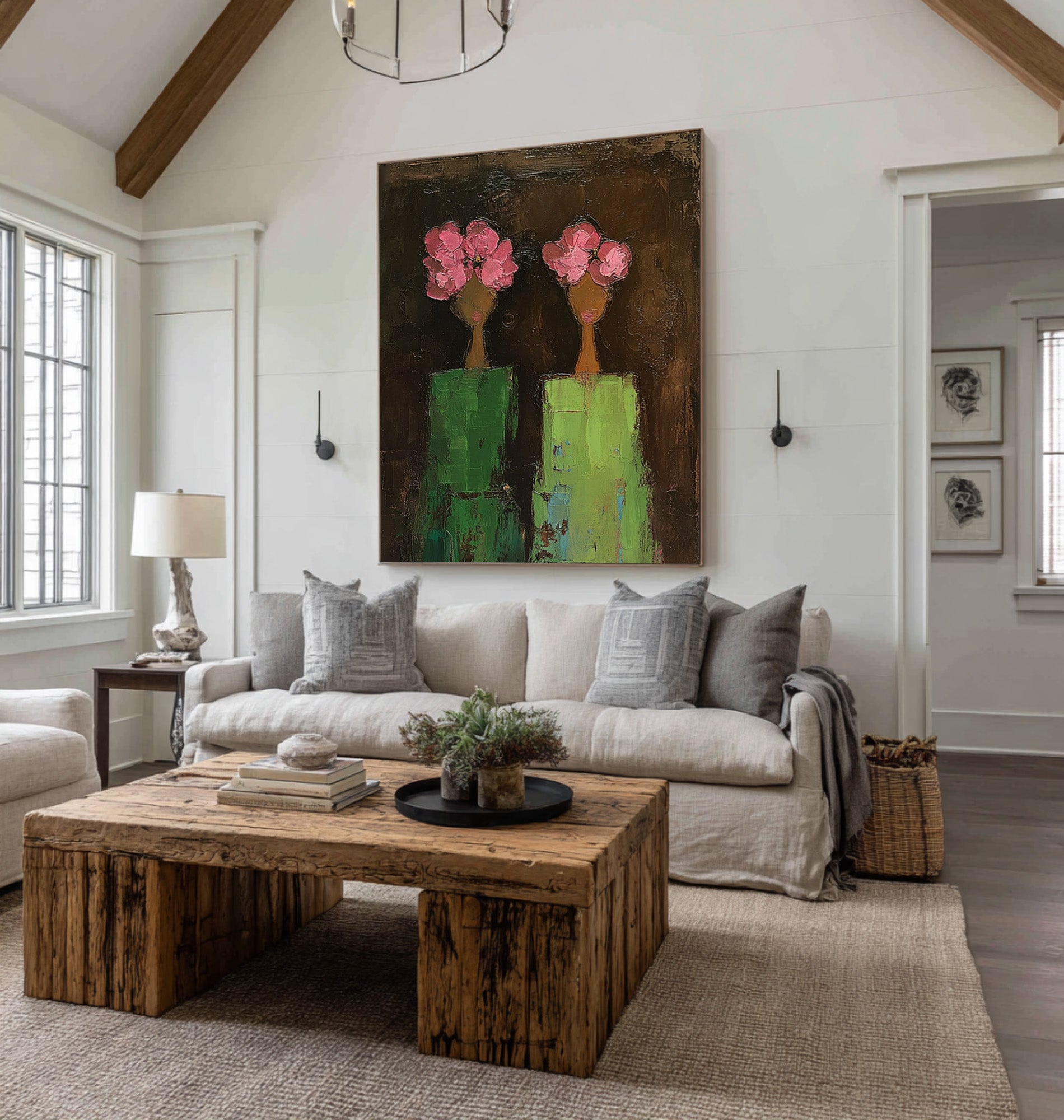 Abstract Figurative Oil Painting #CZ 042