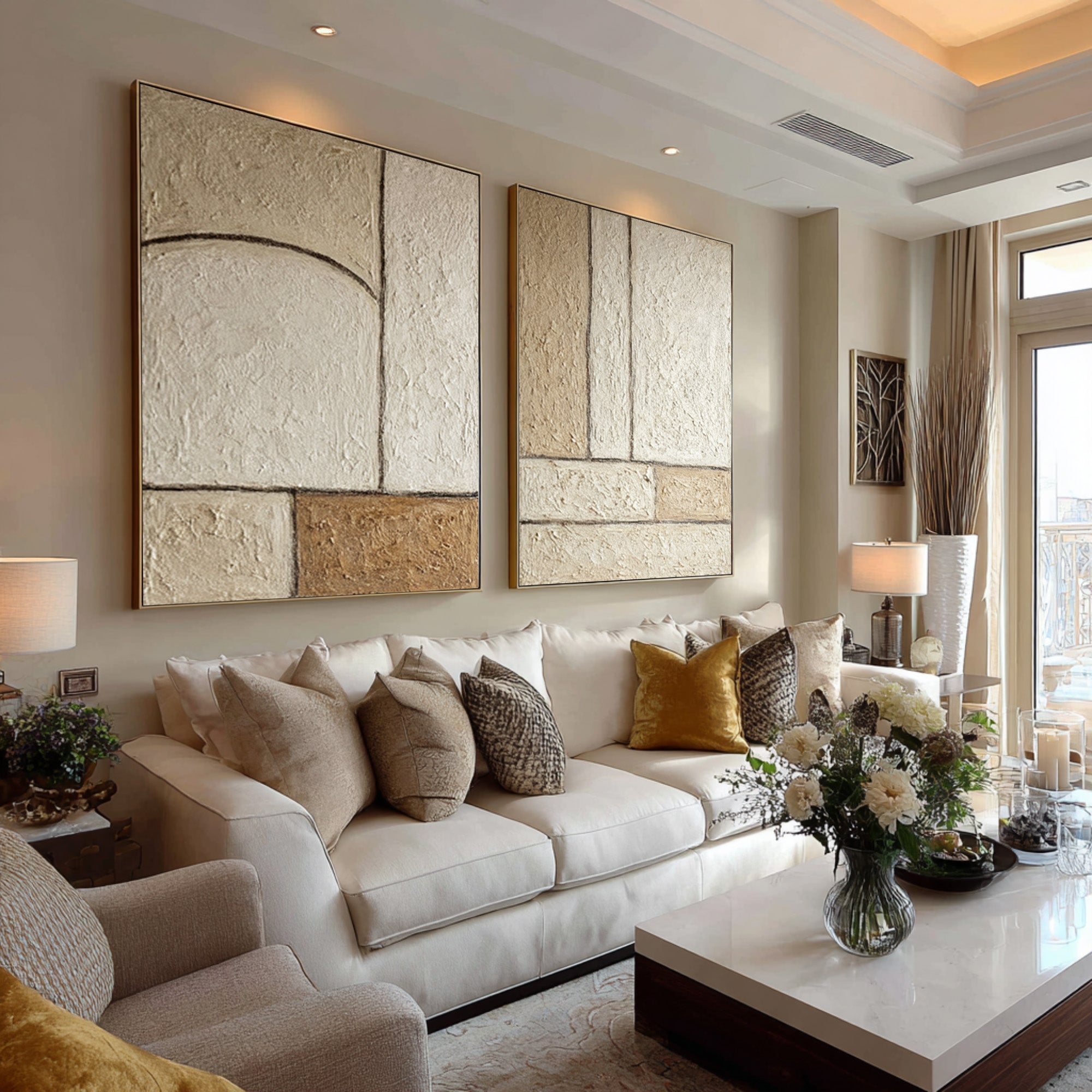 Large Modern Architectural Art | KeiraArt #CZ 002