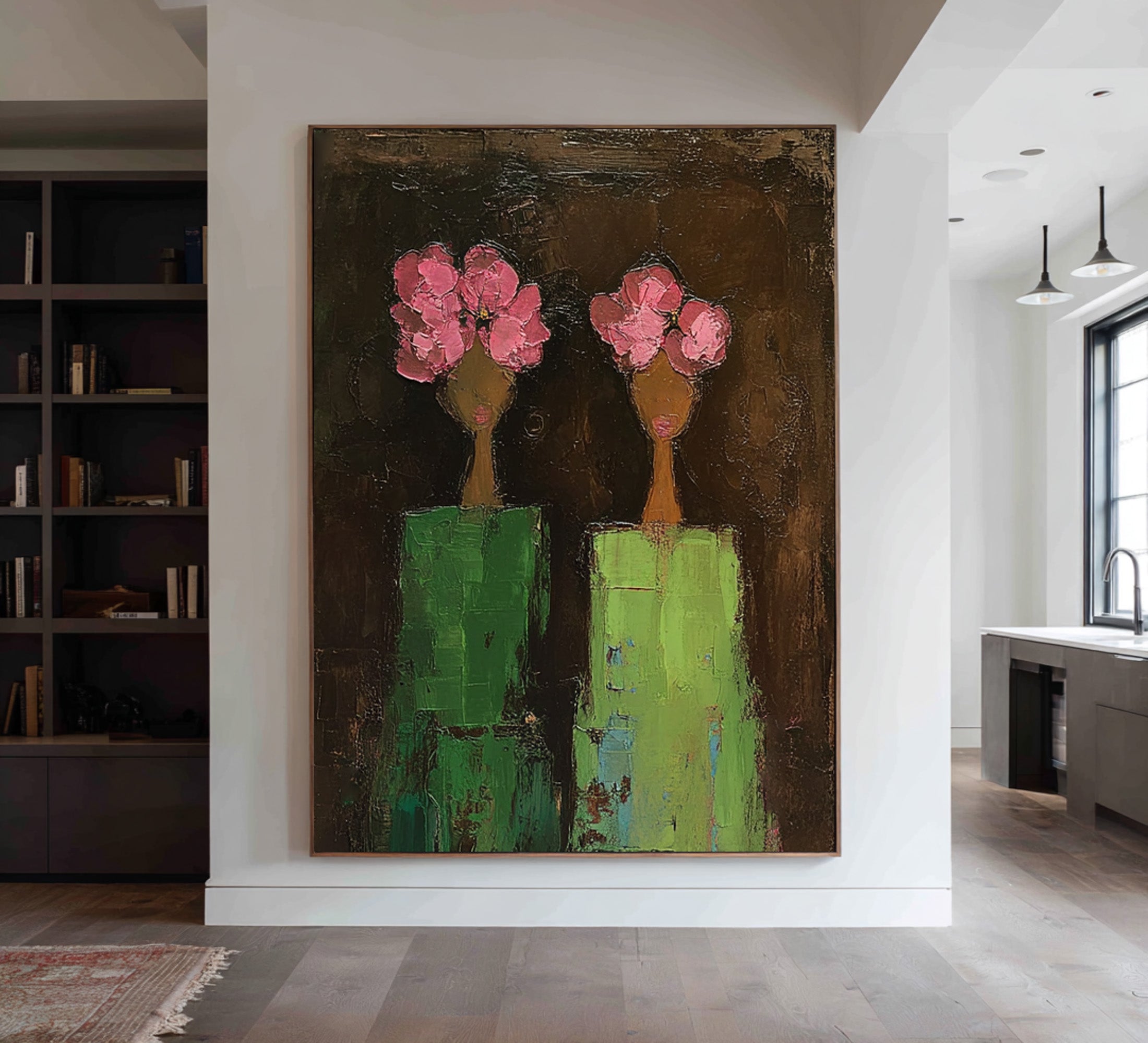 Abstract Figurative Oil Painting #CZ 042