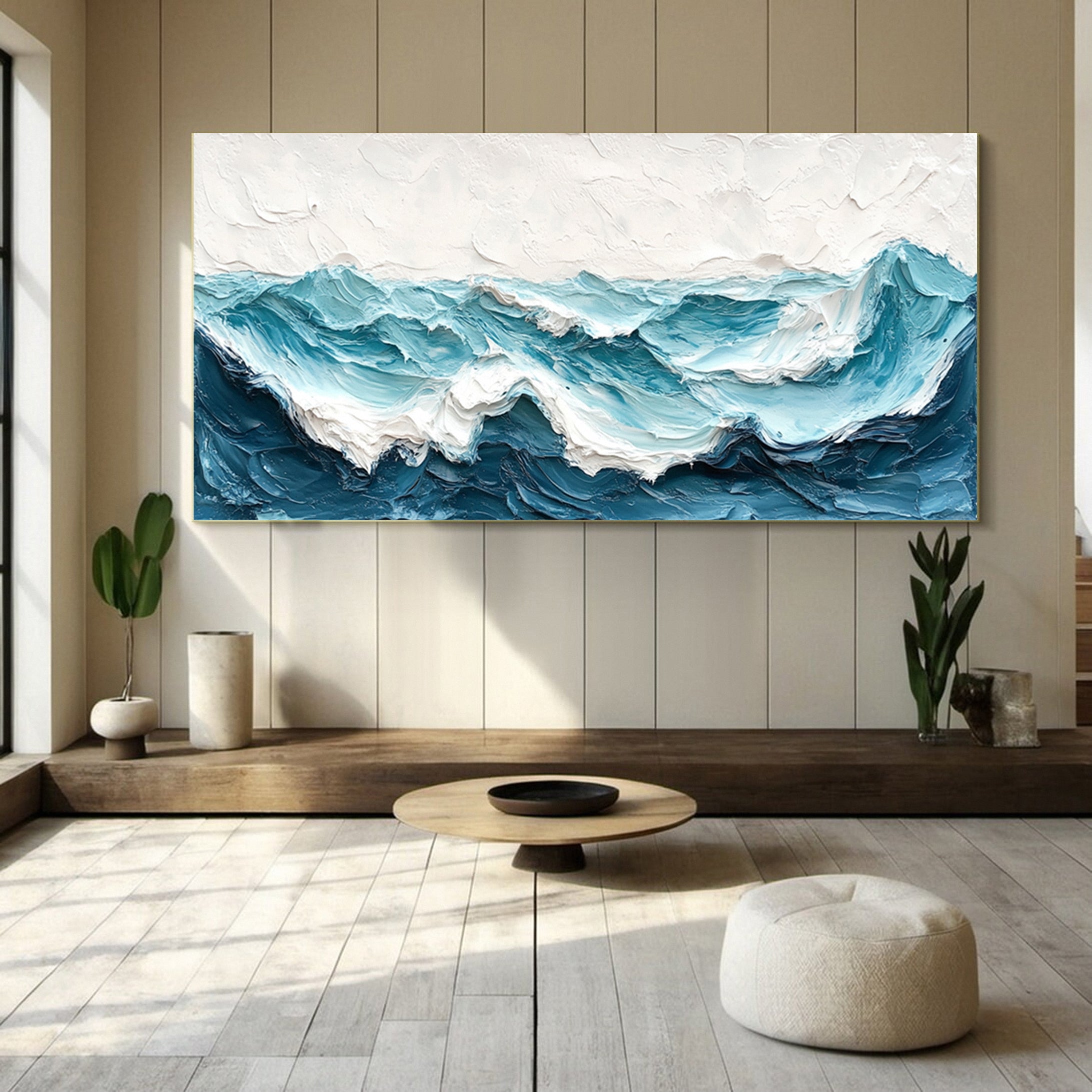 Maritime Energy: Dynamic Wave Art for Contemporary Spaces #OS 027