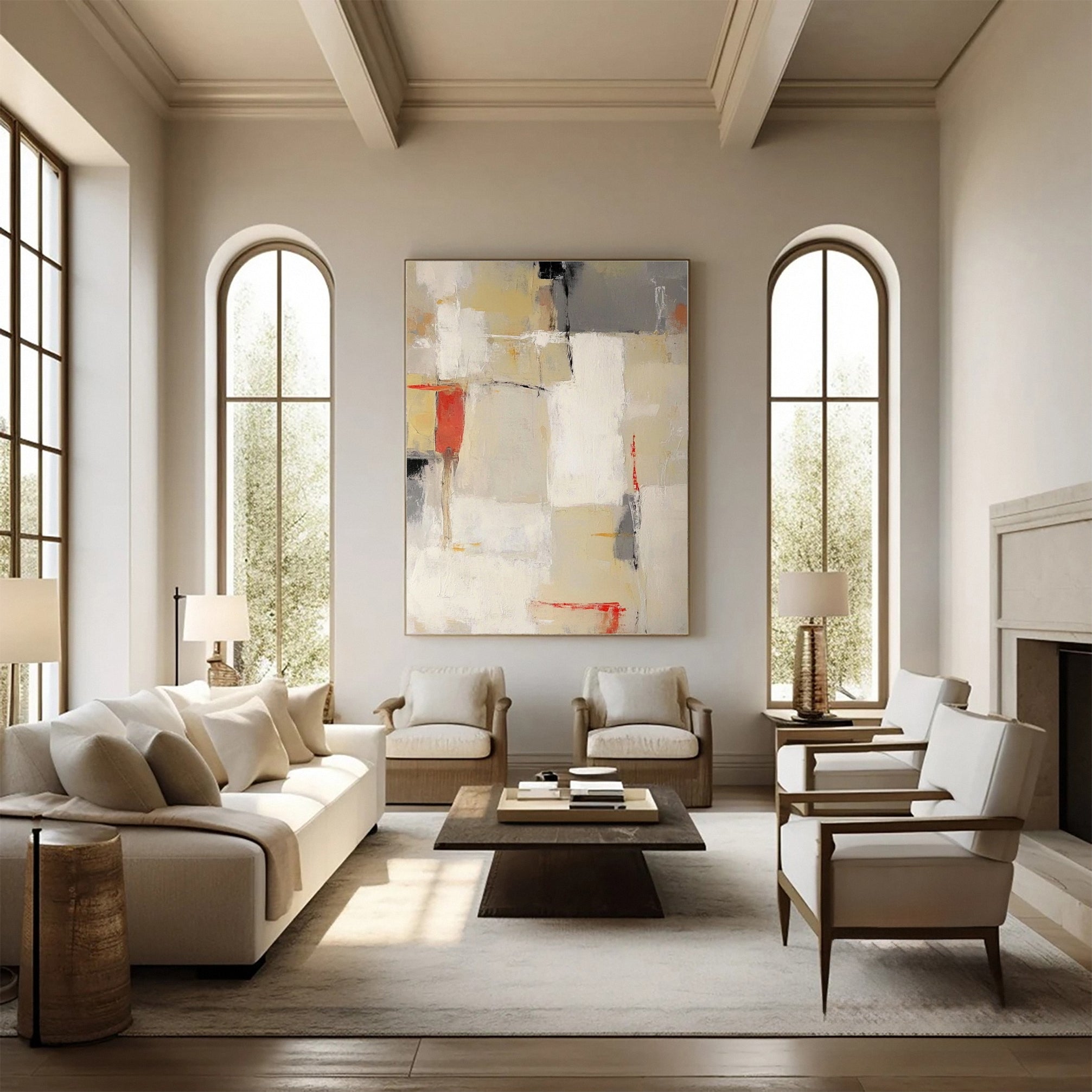 Chic Abstract Modern Artwork for Contemporary Homes #MCP 025