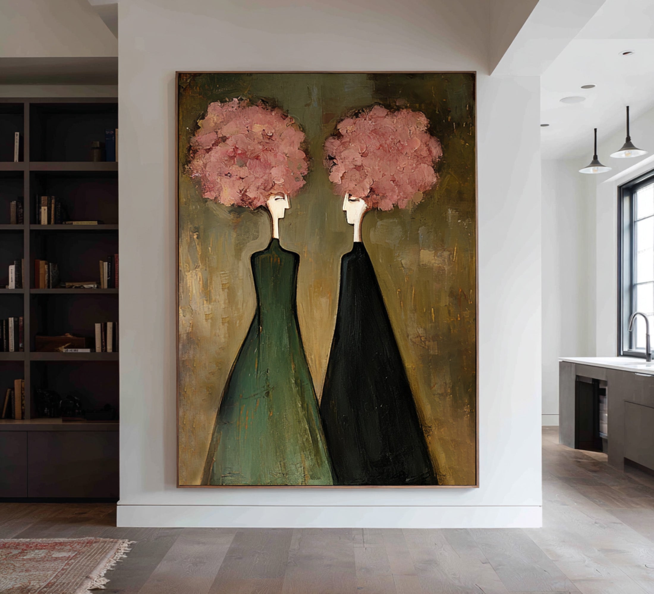 Large Figurative Wall Art for Living Room #CZ 053