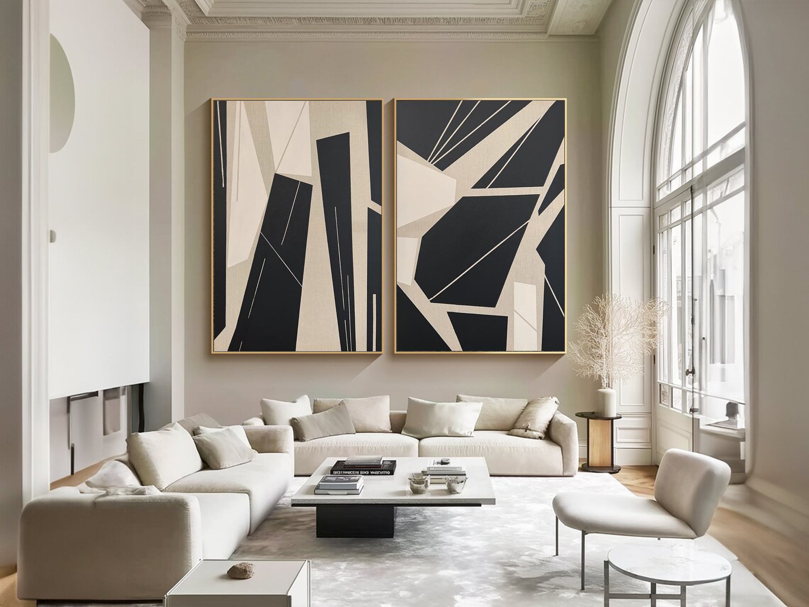 Modern Minimalist Art Set Of 2 #MMAS 047
