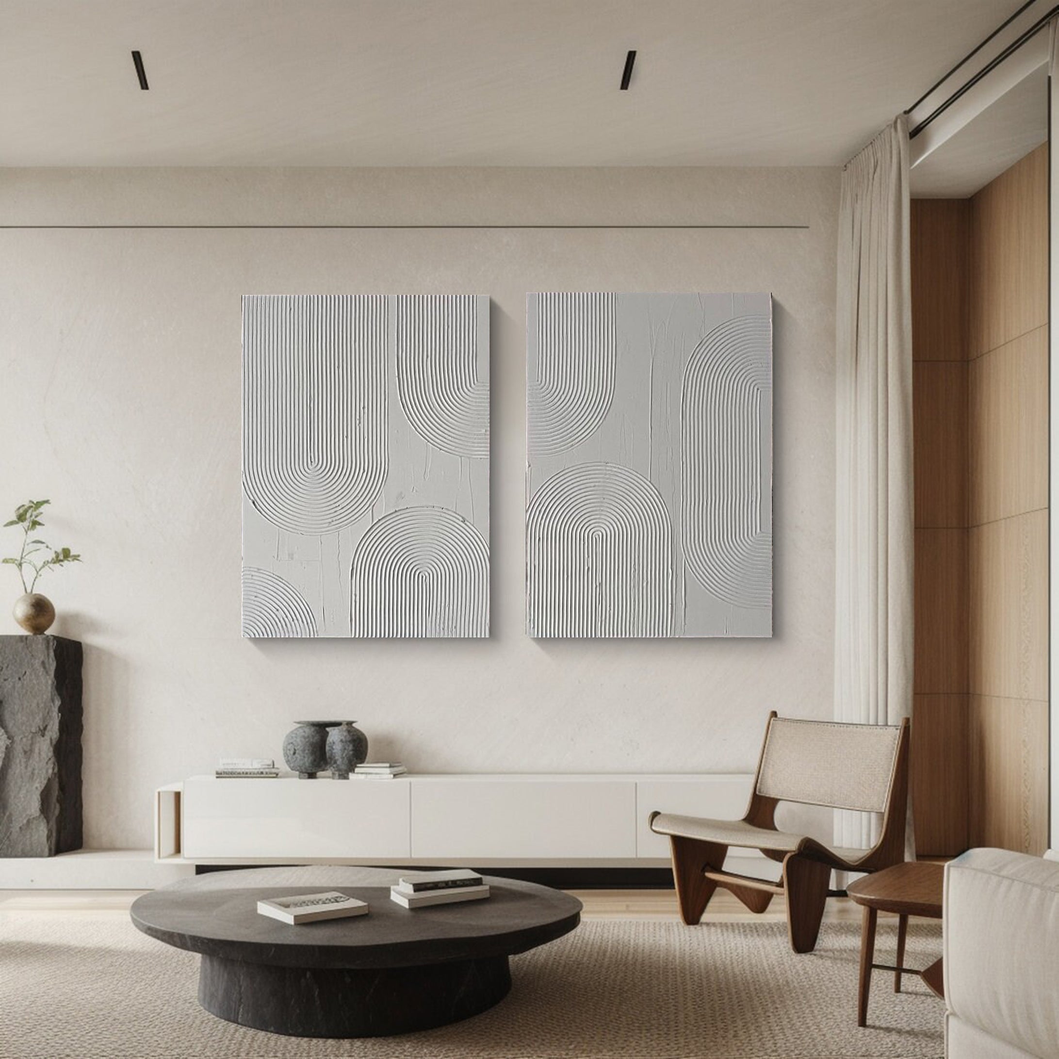 Modern Minimalist Art Set Of 2 #MMAS 051