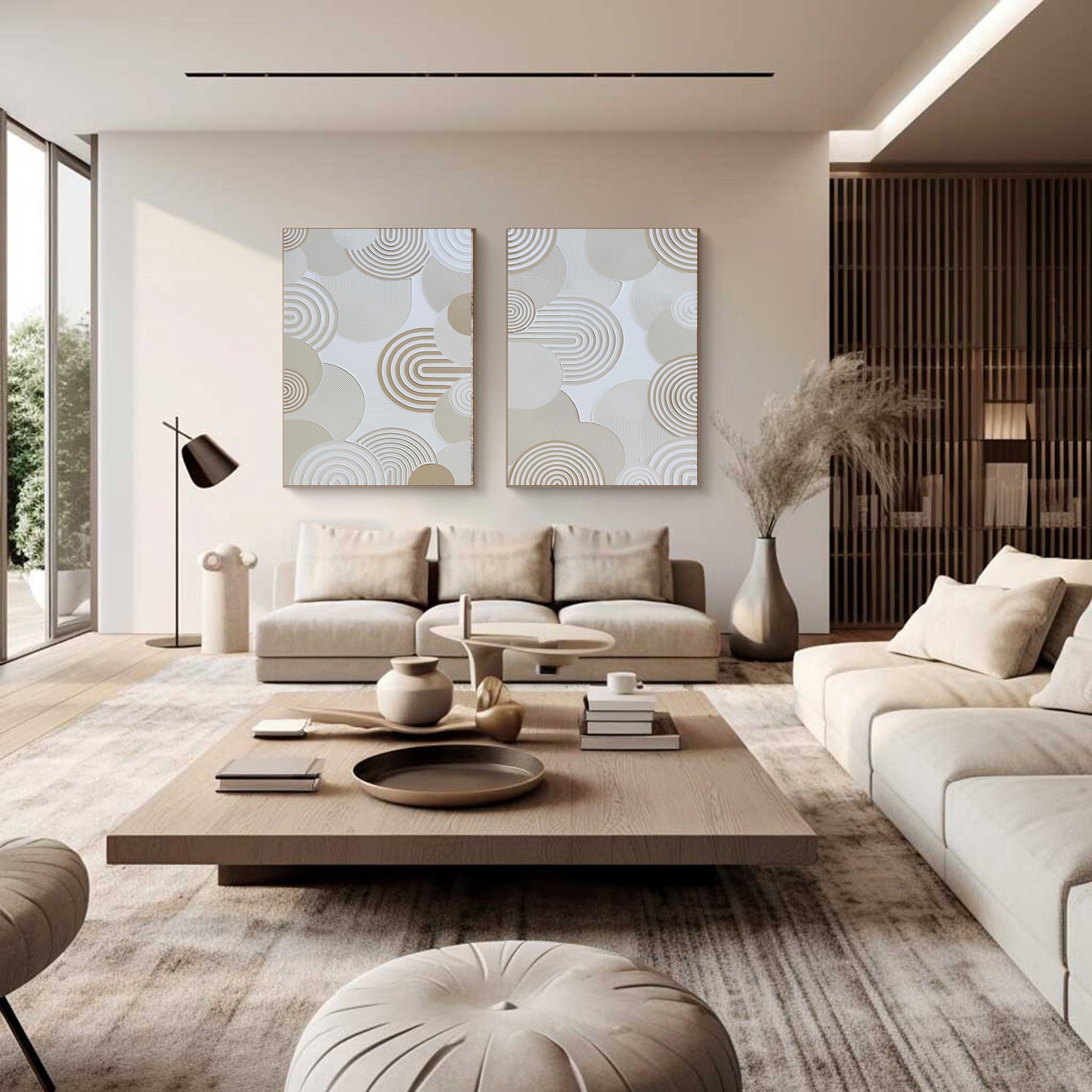 Modern Minimalist Art Set Of 2 #MMAS 048