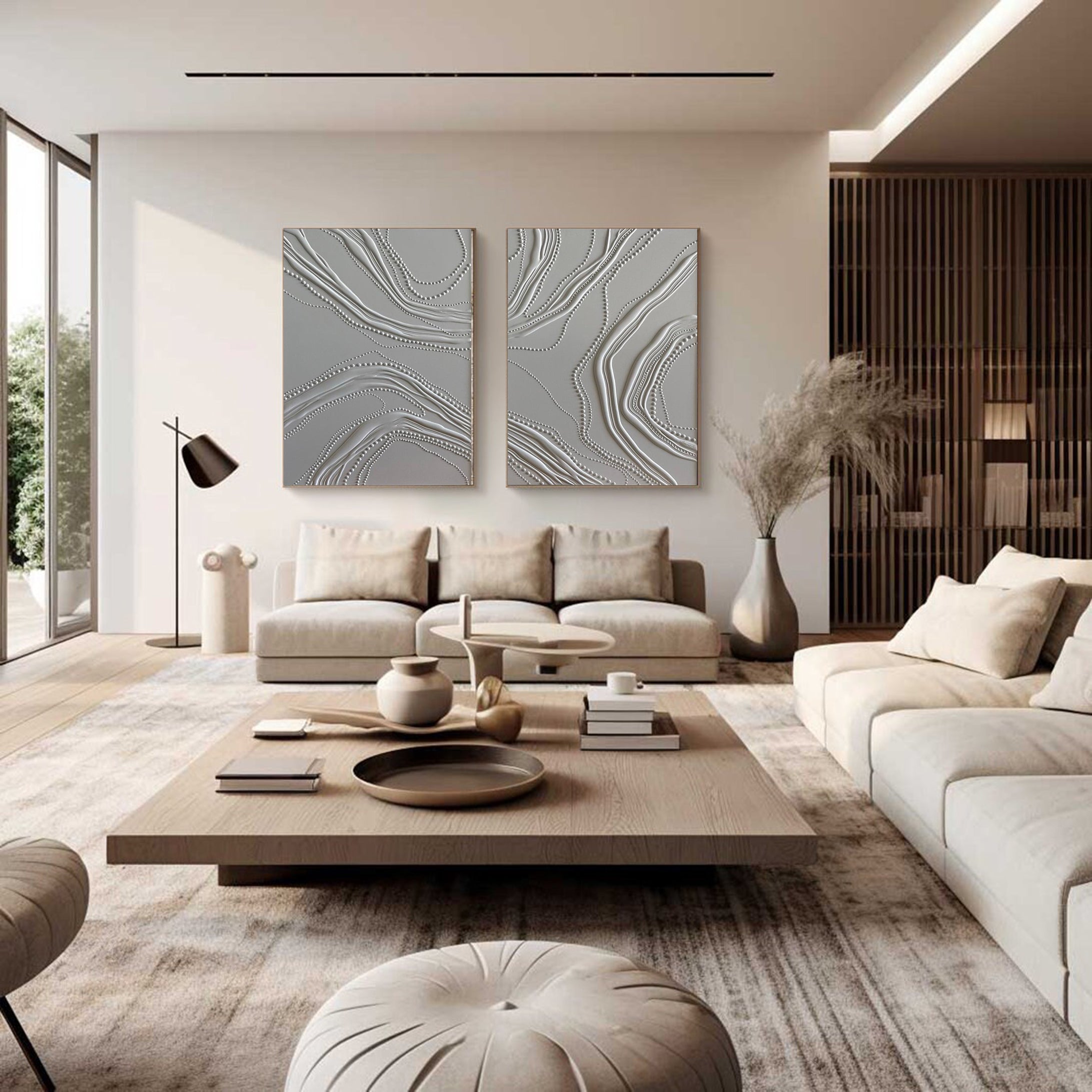 Modern Minimalist Art Set Of 2 #MMAS 025