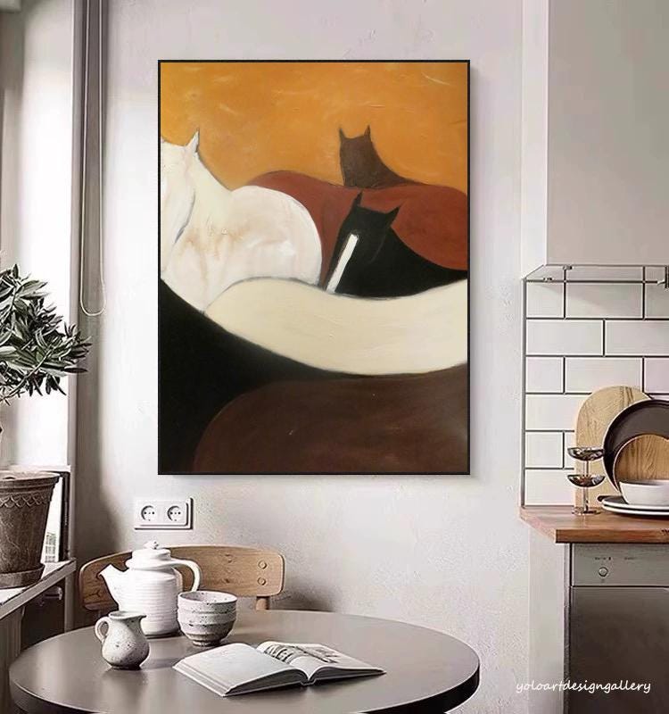 Large Abstract Horse Painting | KeiraArt #AG 175