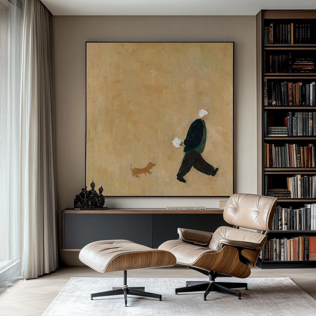 Large Minimalist Walker Art | KeiraArt #AG 185