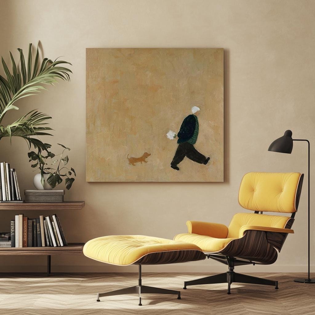 Large Minimalist Walker Art | KeiraArt #AG 185