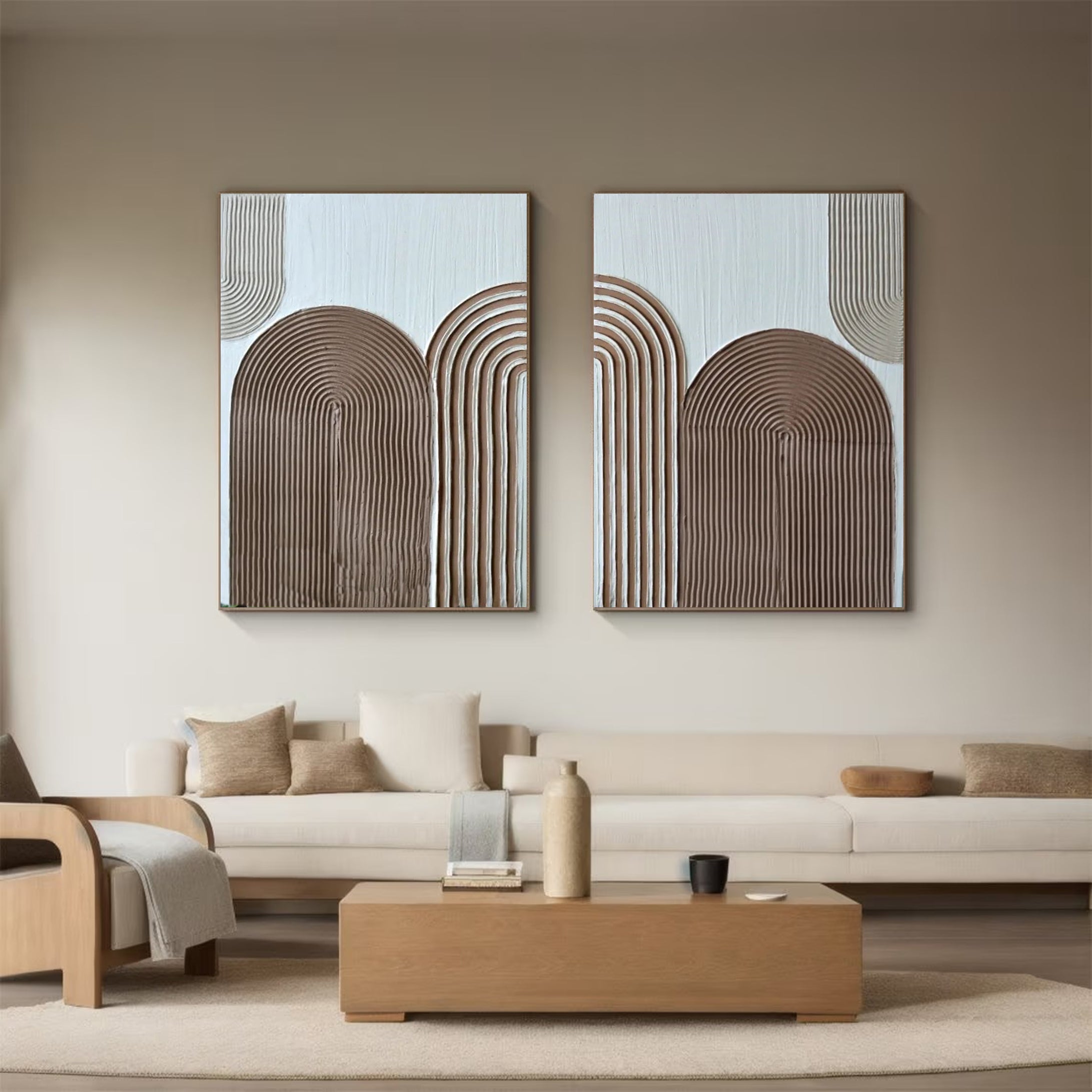 Modern Minimalist Art Set Of 2 #MMAS 030