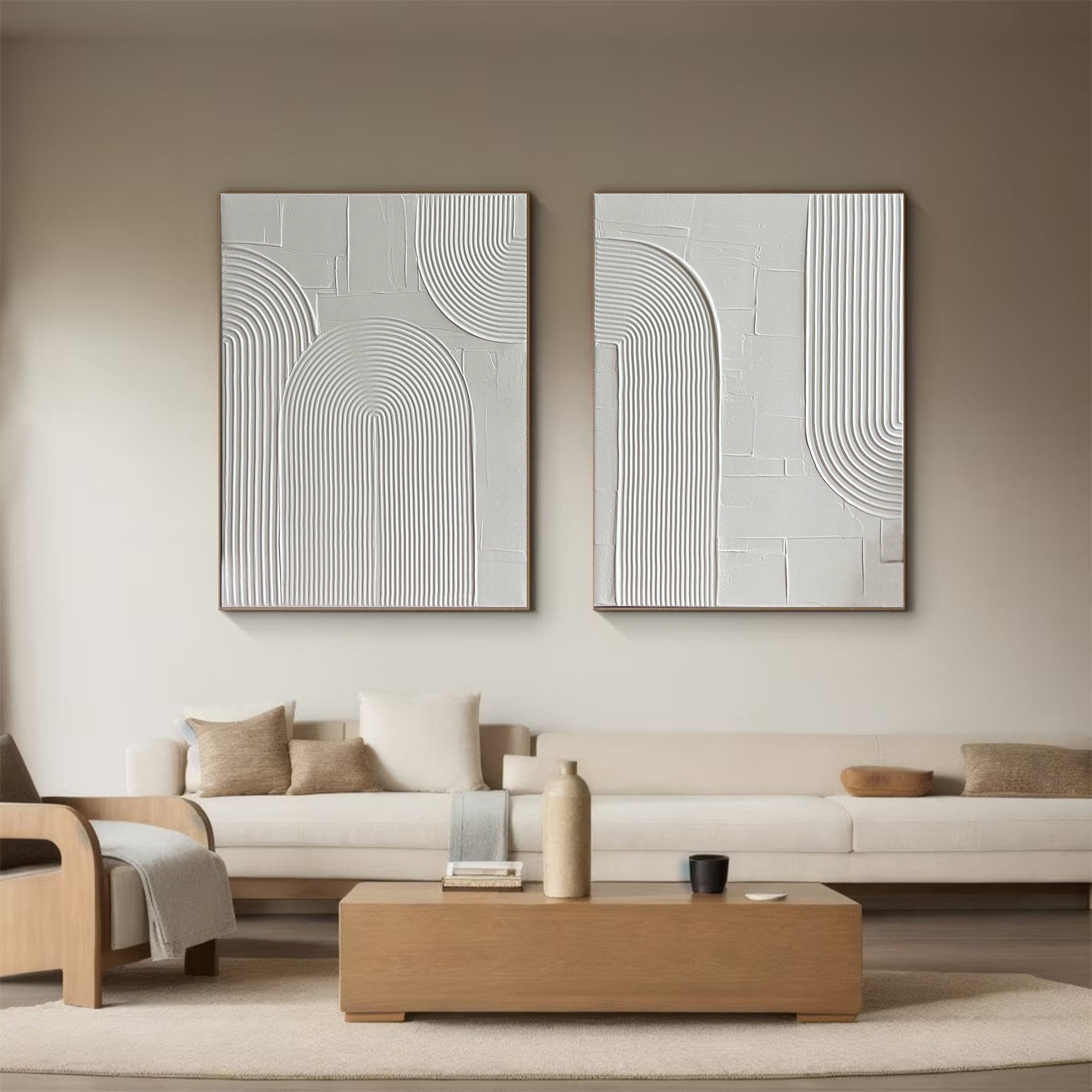 Modern Minimalist Art Set Of 2 #MMAS 040