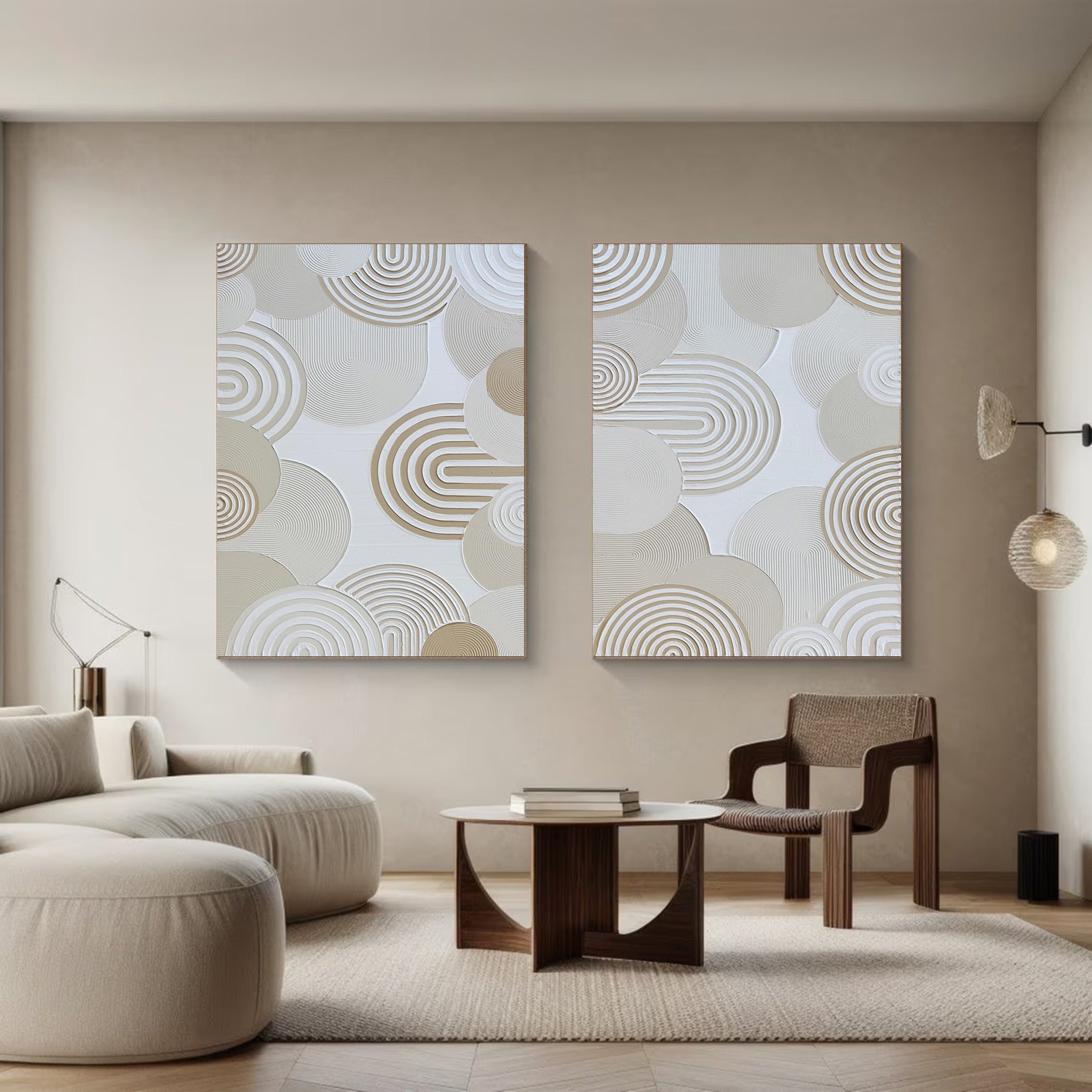 Modern Minimalist Art Set Of 2 #MMAS 048