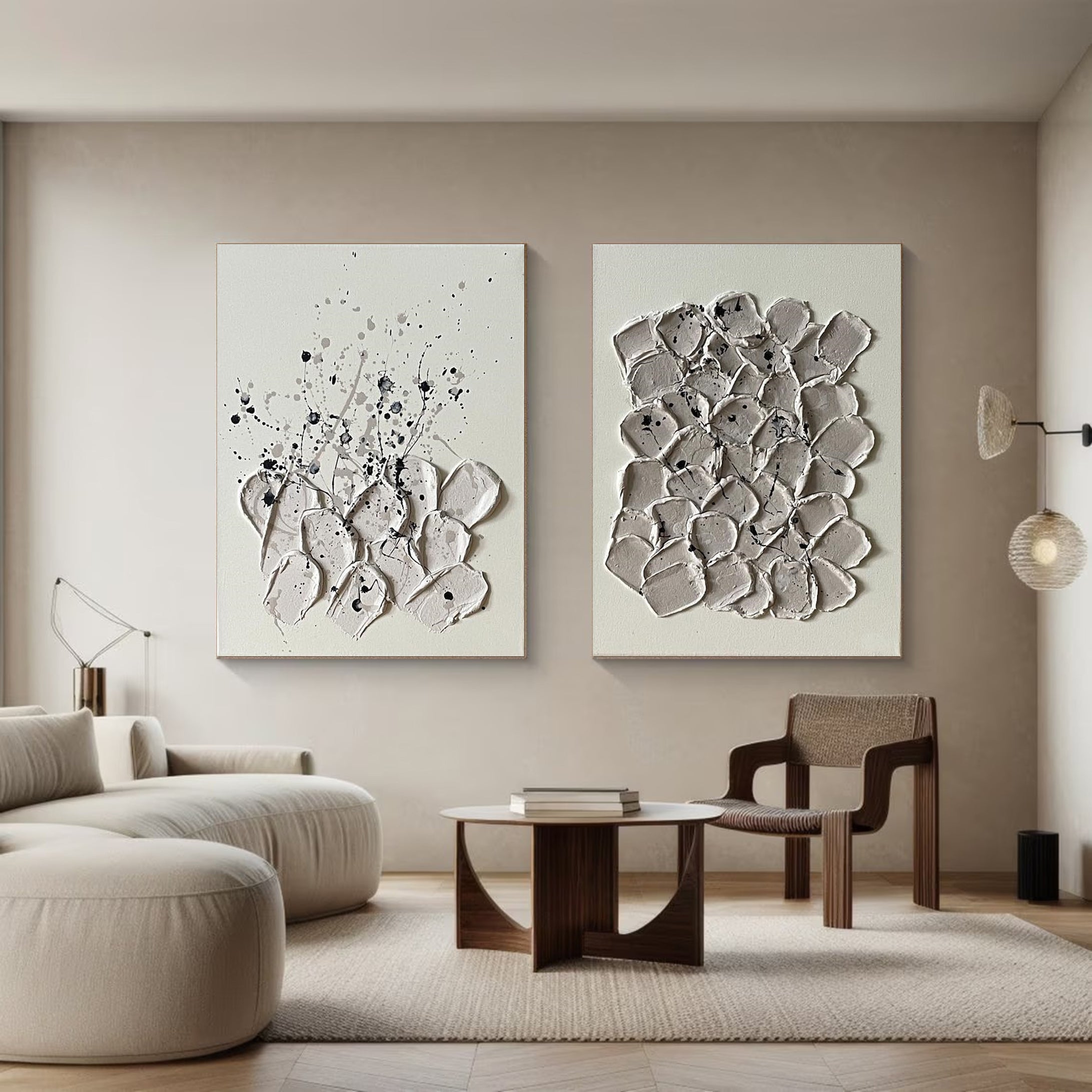Modern Minimalist Art Set Of 2 #MMAS 029