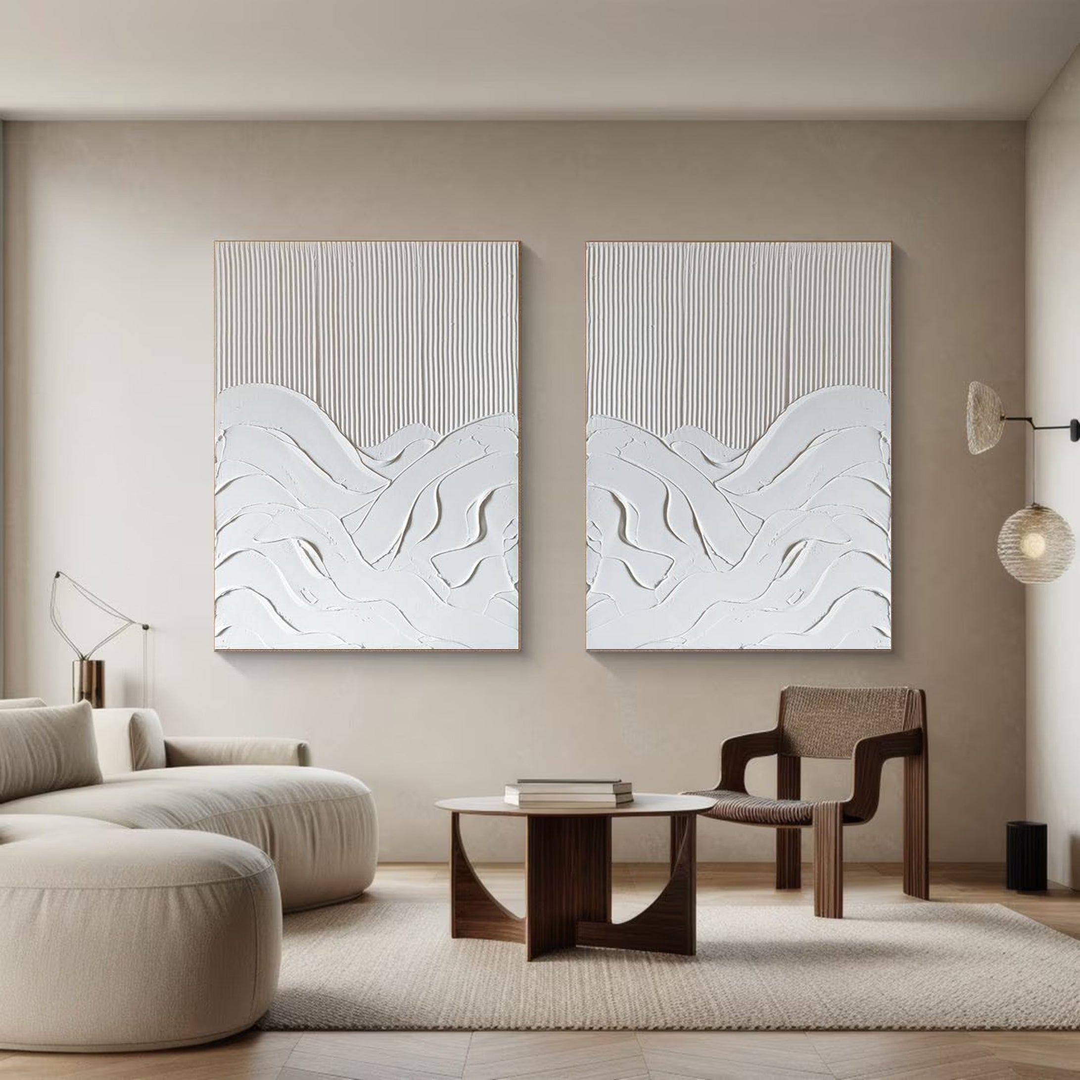 Modern Minimalist Art Set Of 2 #MMAS 044