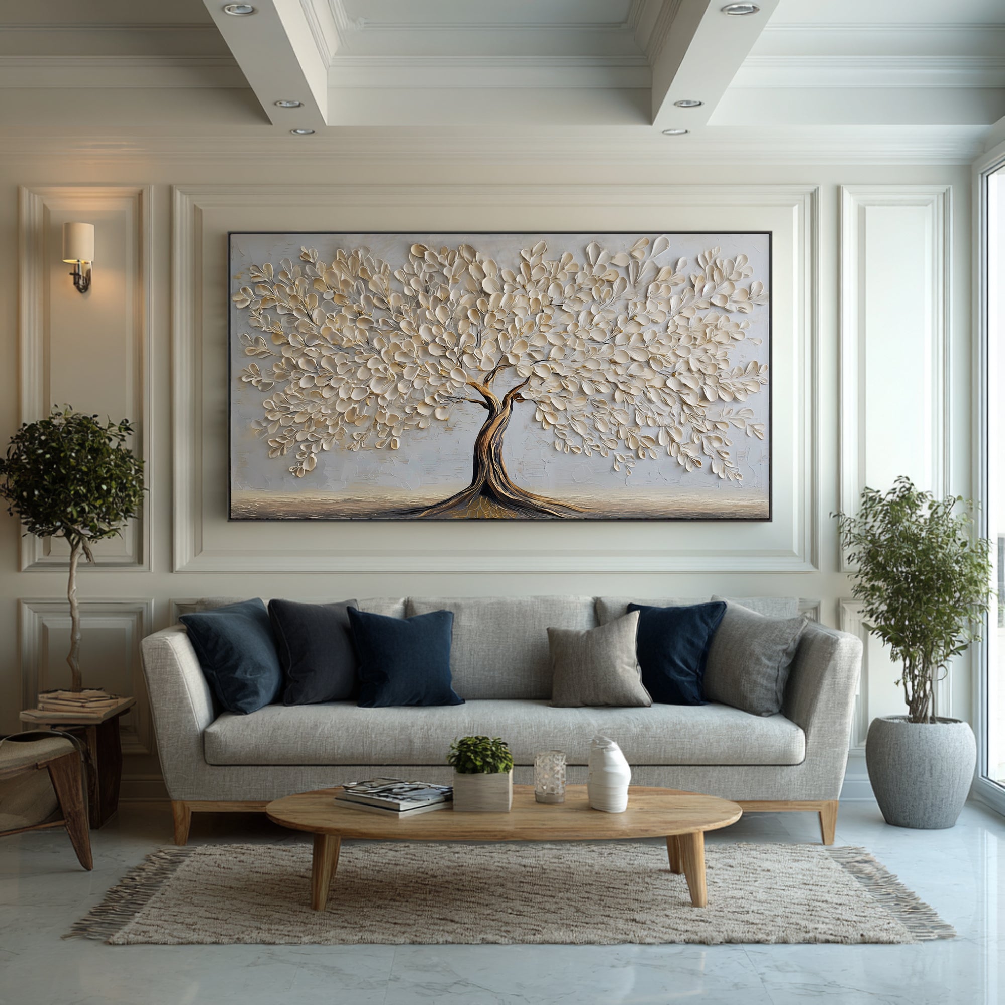 Unique Tree of Life Artwork - Impasto Style Painting #AG 067