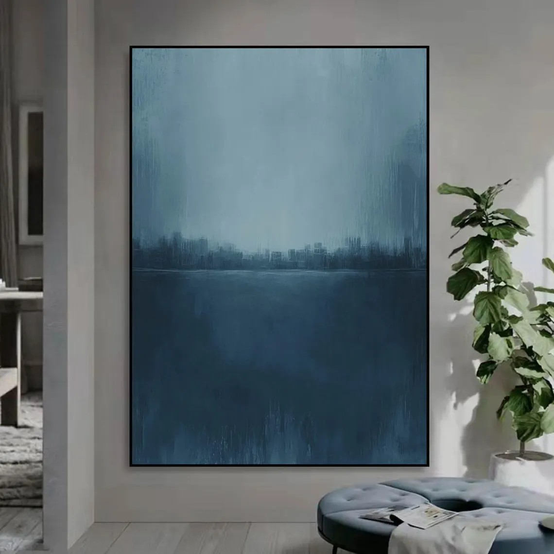 Serene Cityscape Painting