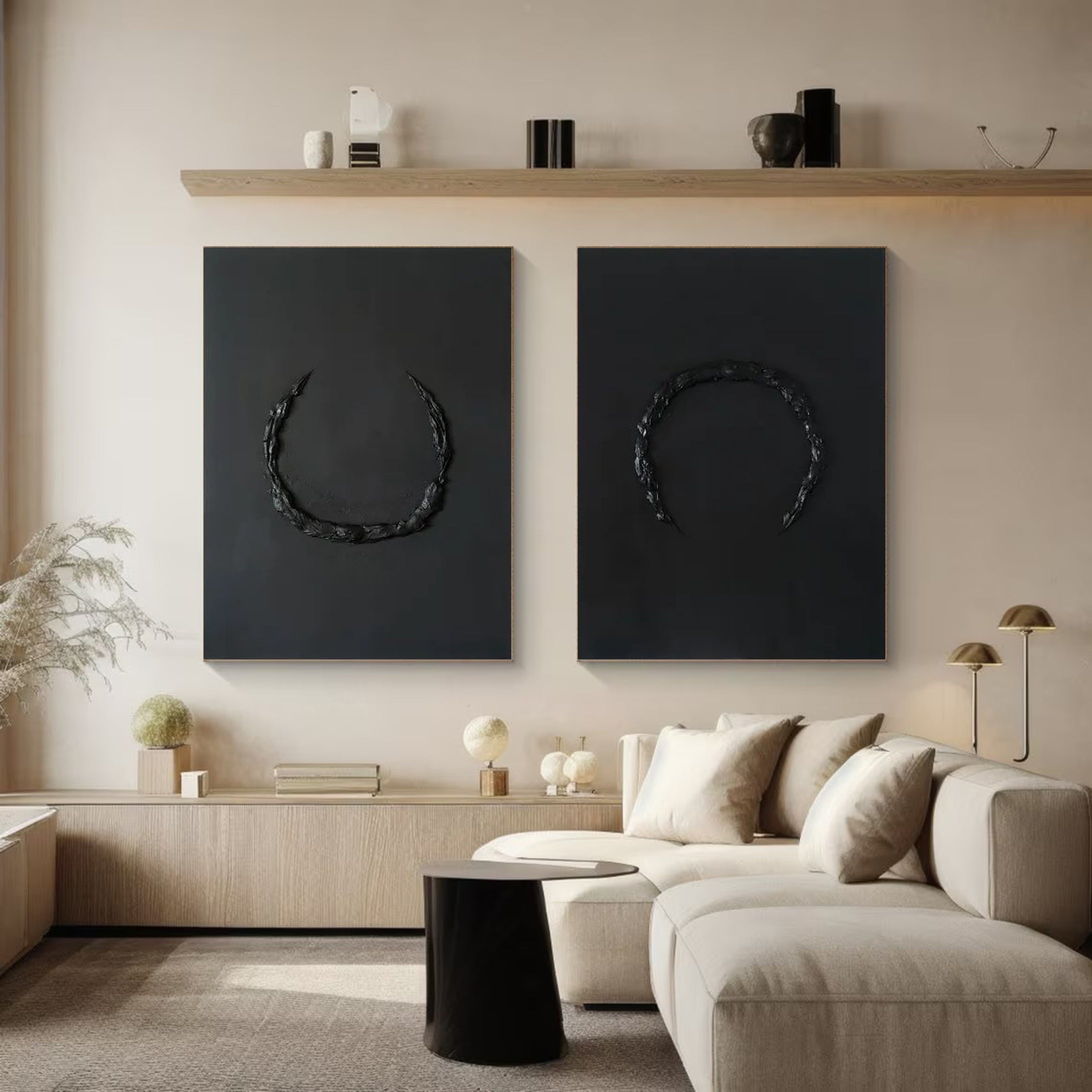 Modern Minimalist Art Set Of 2 #MMAS 027