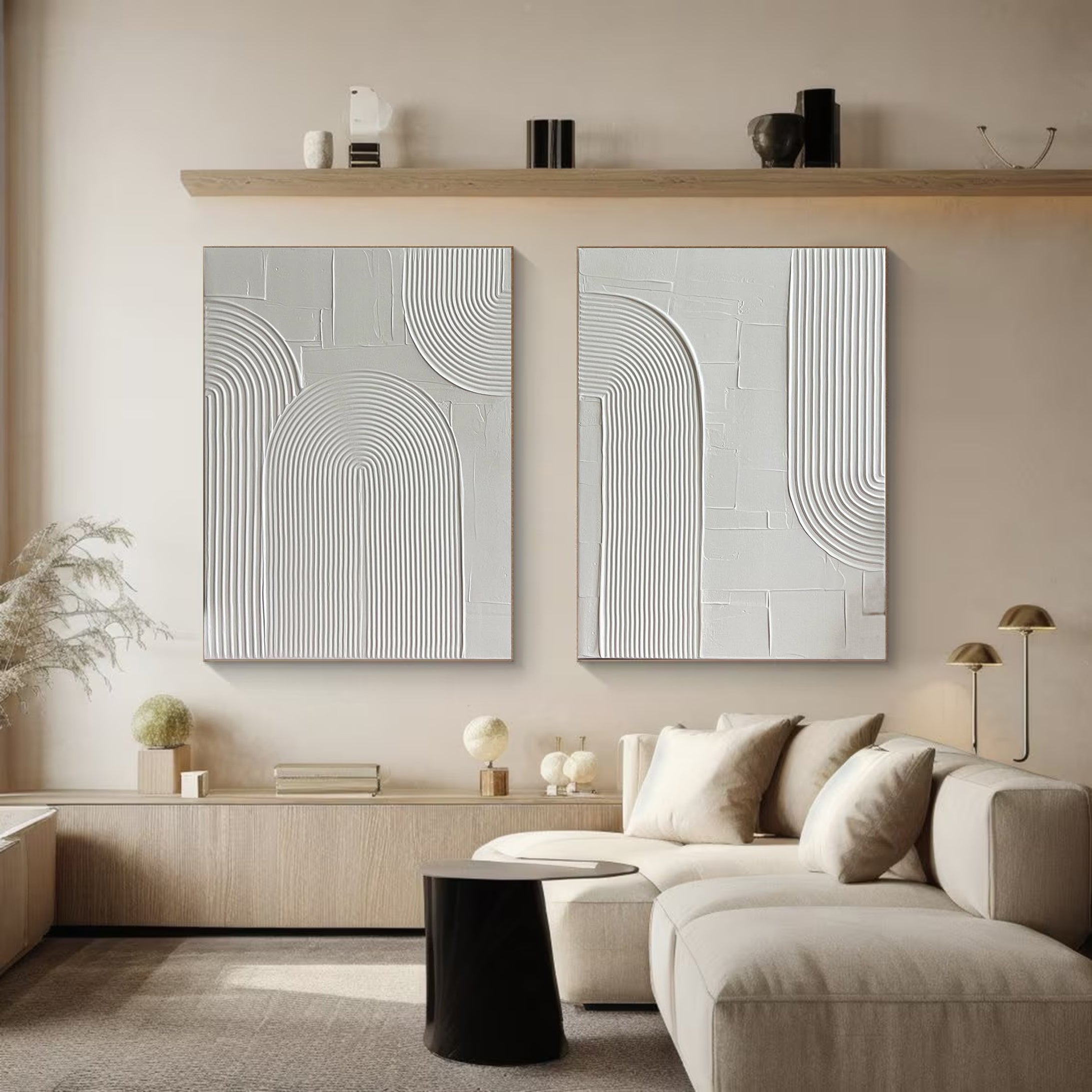 Modern Minimalist Art Set Of 2 #MMAS 040
