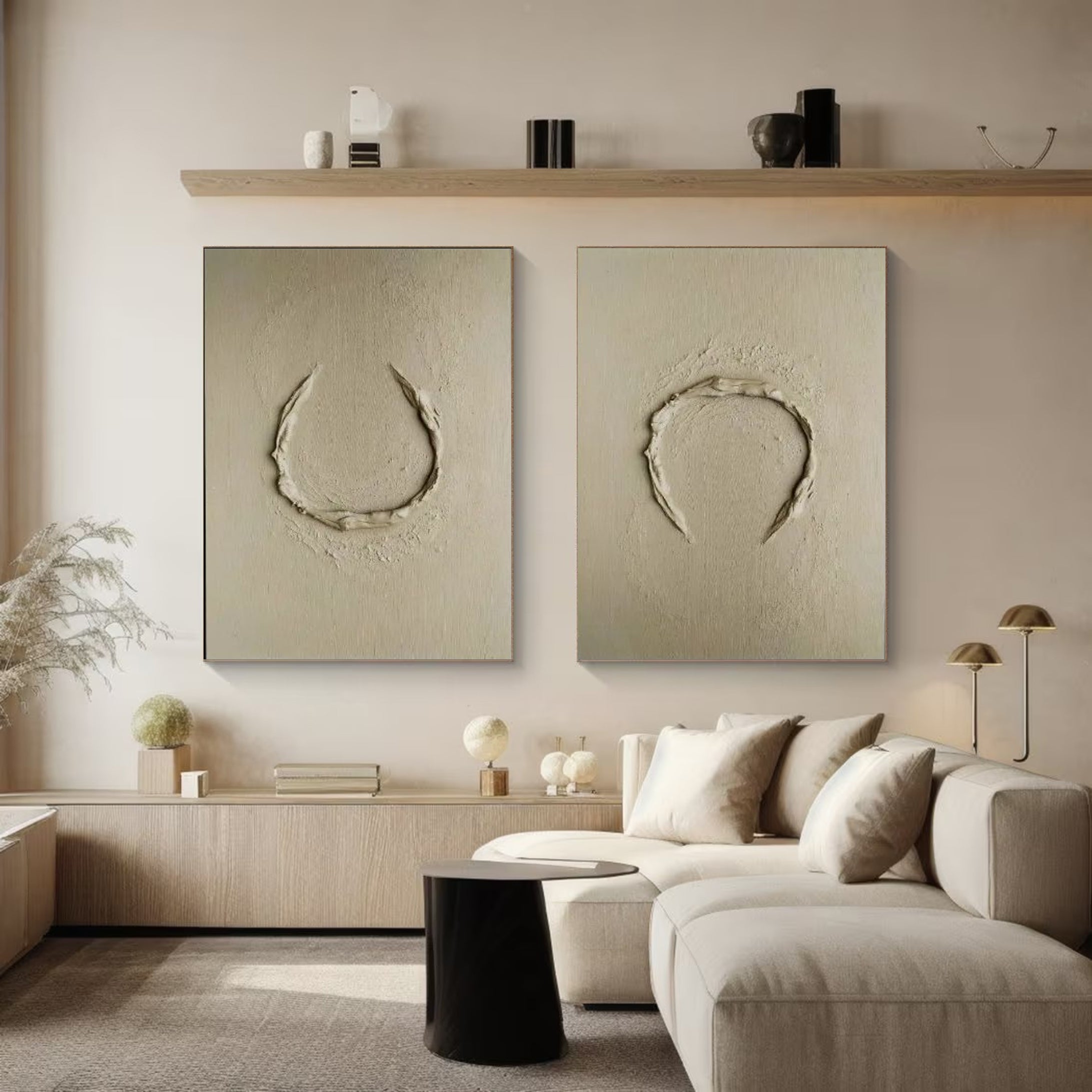 Modern Minimalist Art Set Of 2 #MMAS 037