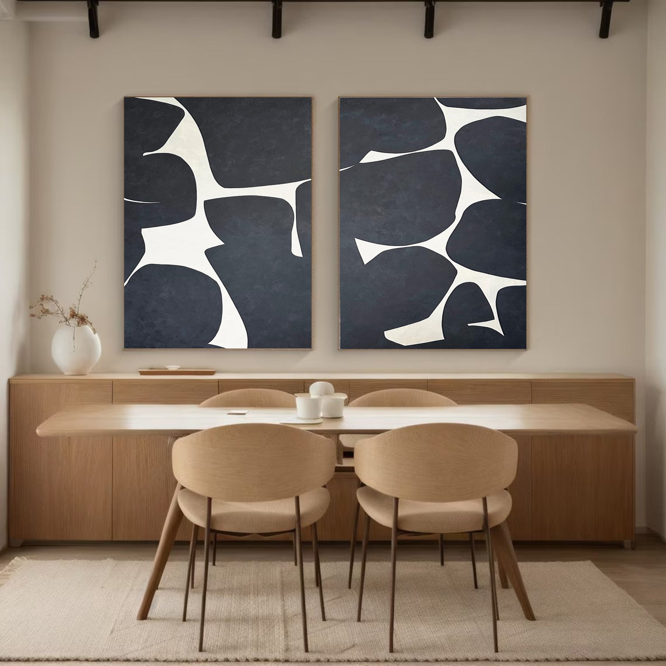 Modern Minimalist Art Set Of 2 #MMAS 003