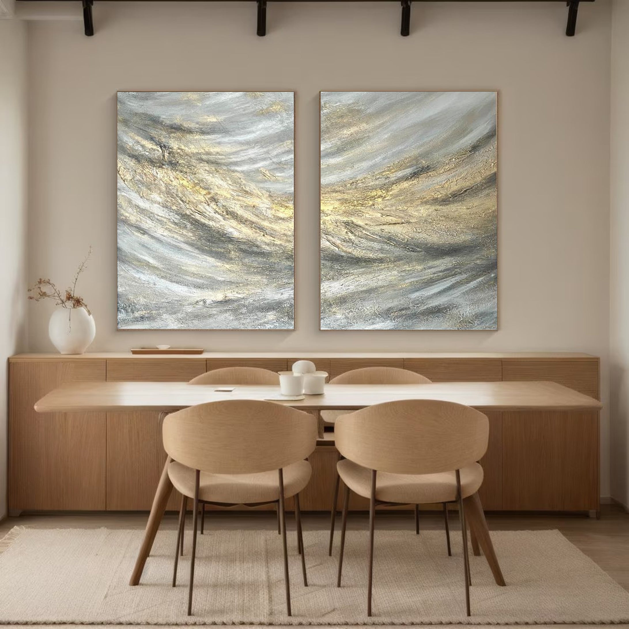 Modern Minimalist Art Set Of 2 #MMAS 041