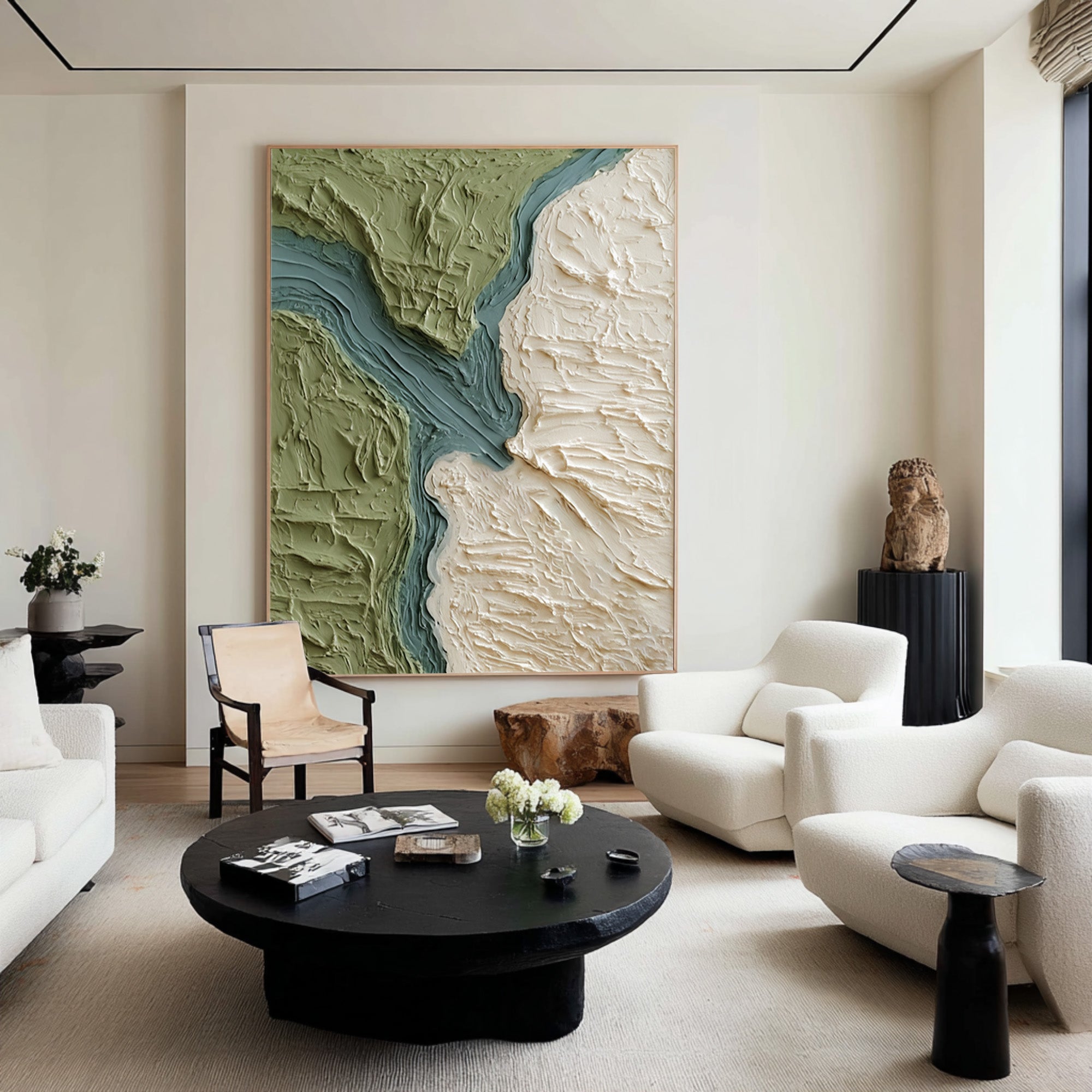 Vertical Large Statement Art | KeiraArt #CZ 024