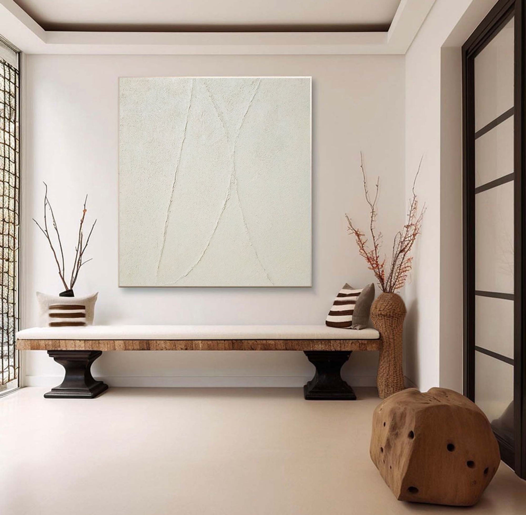 Abstract Wall Art Painting in Neutral Tones #AP 070